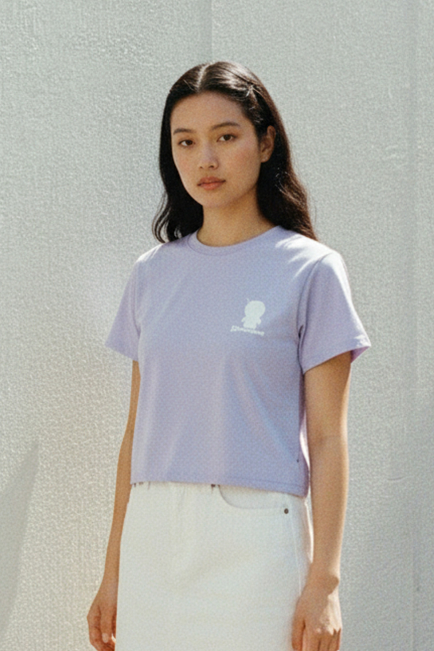 哆啦A夢 短版抽鬚短袖上衣(女)