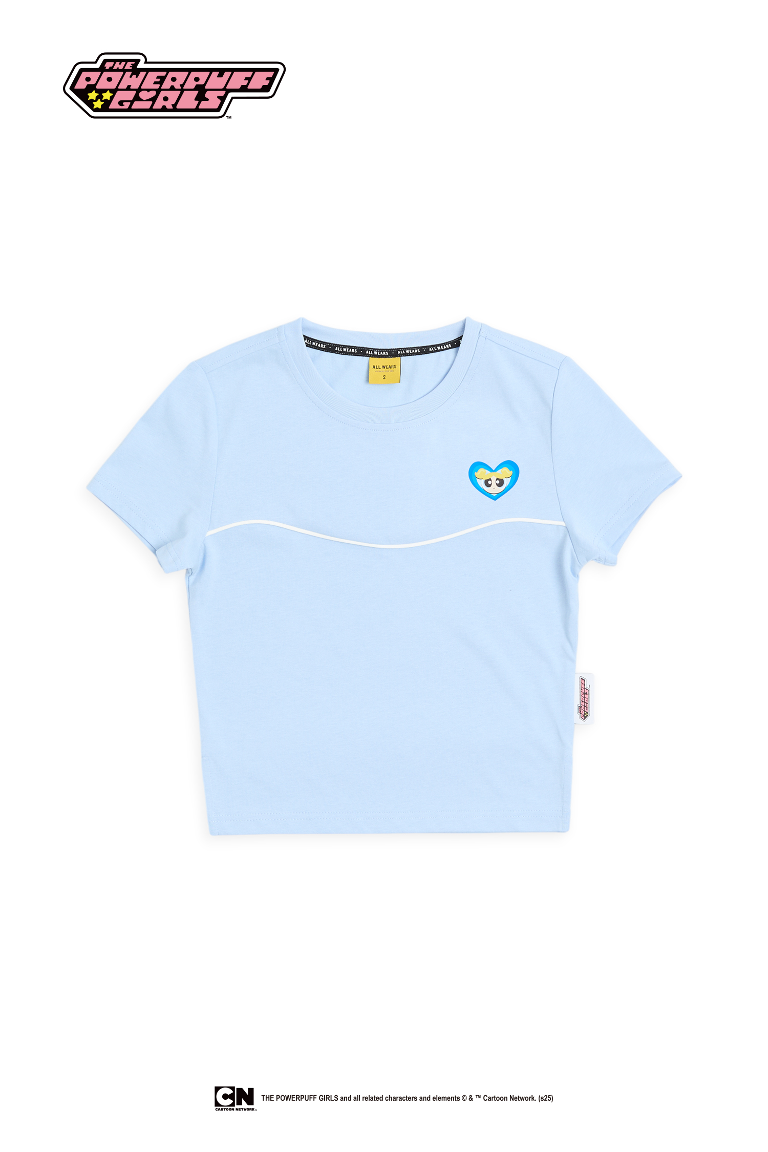 飛天小女警 剪接出芽短袖上衣(女)