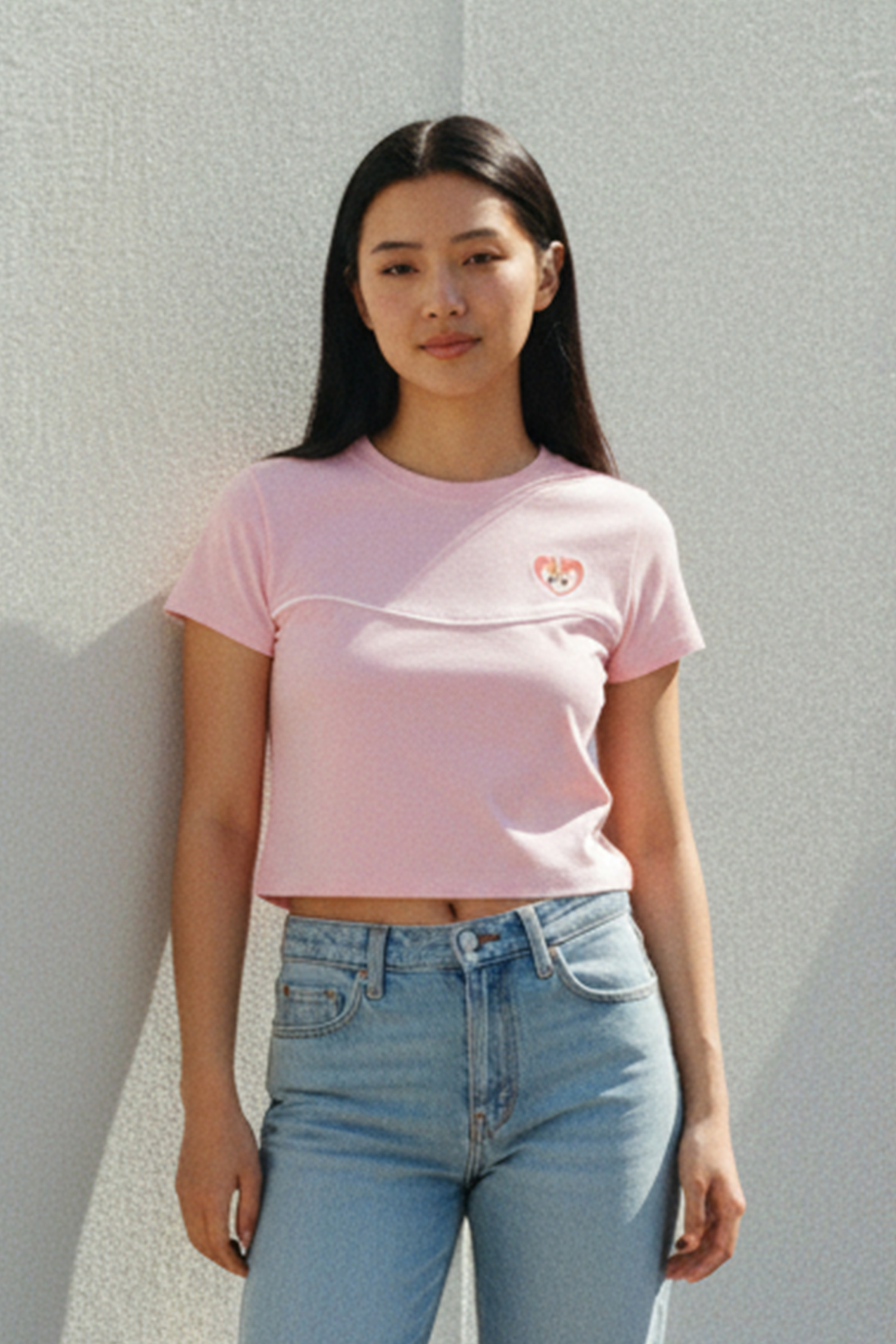 飛天小女警 剪接出芽短袖上衣(女)