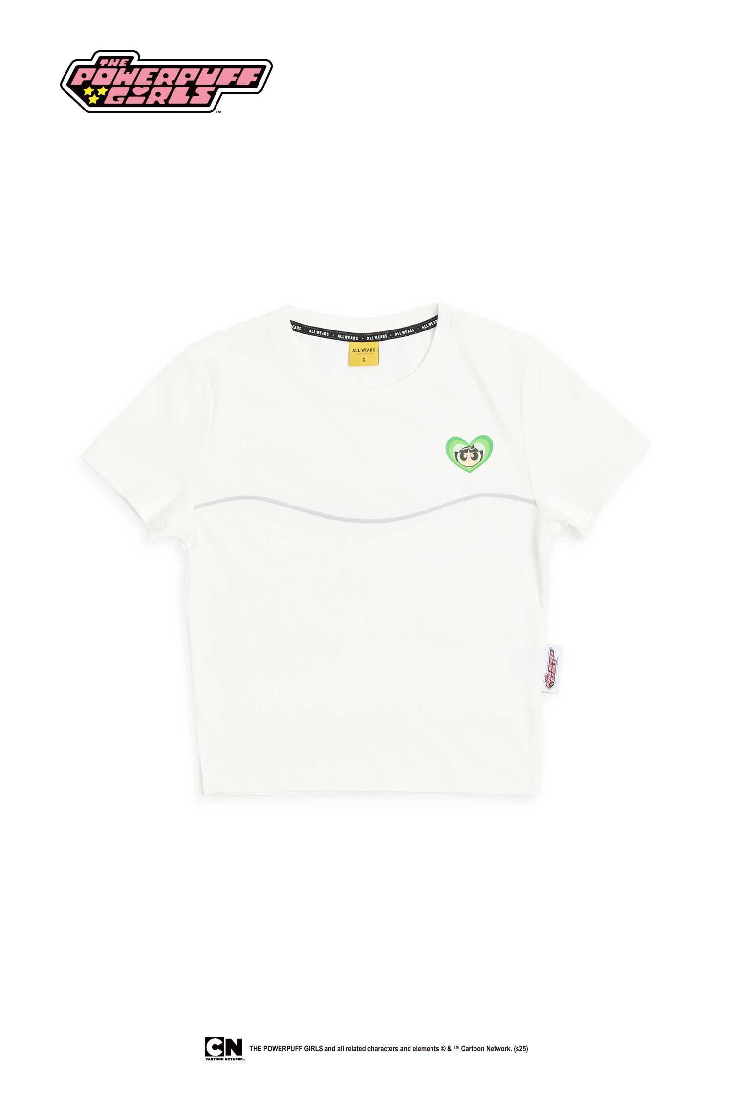 飛天小女警 剪接出芽短袖上衣(女)