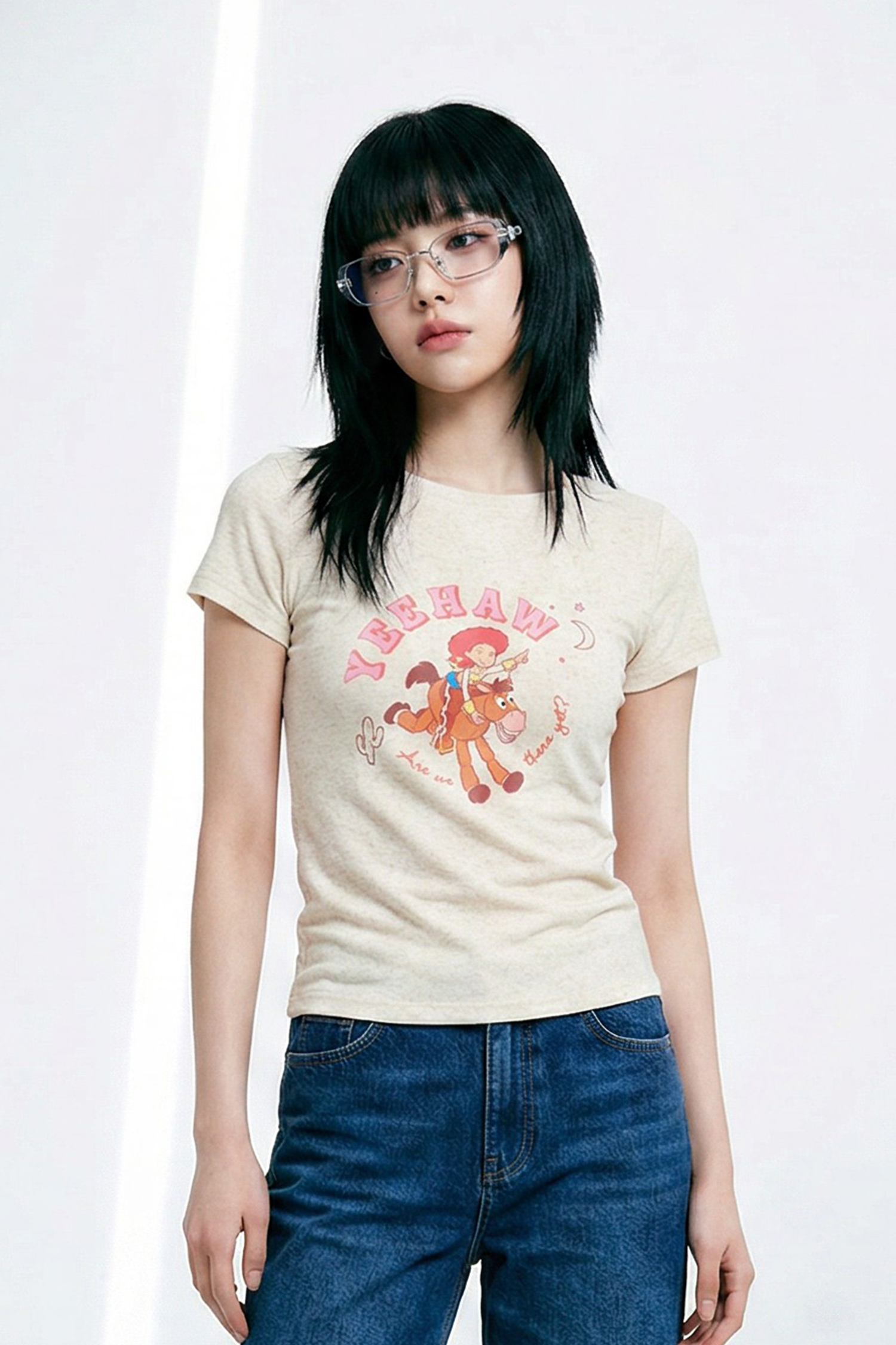 玩具總動員 麻花短袖上衣(女)