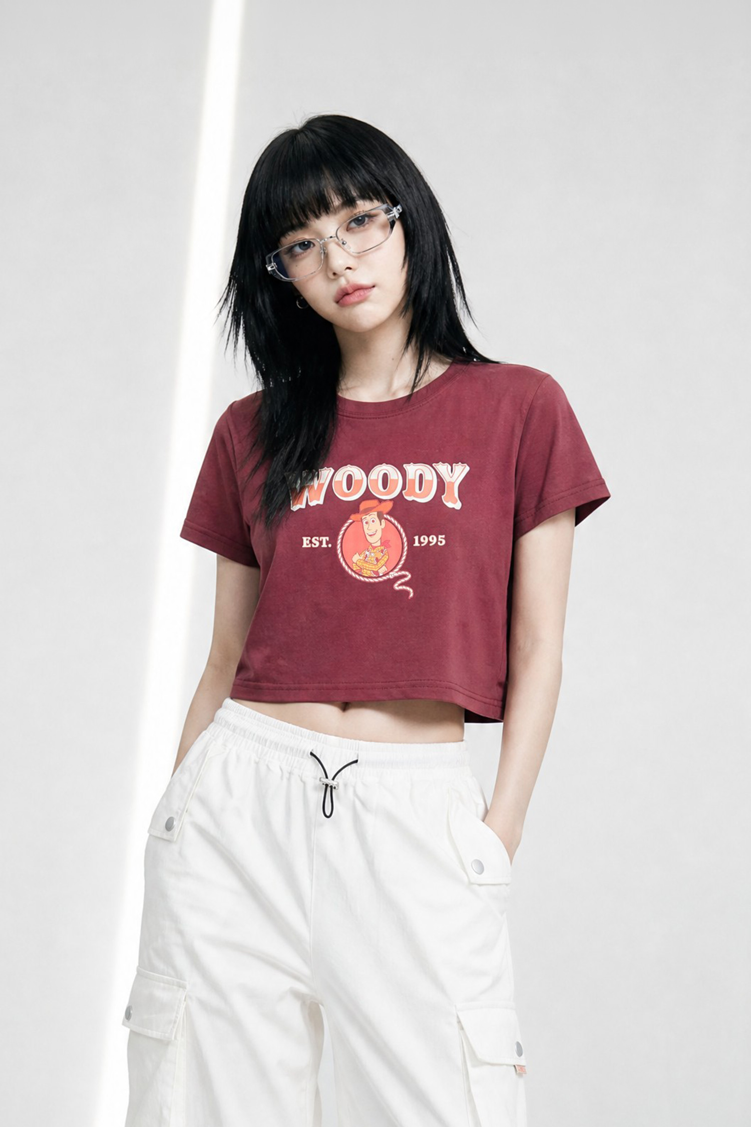 玩具總動員 短版短袖上衣(女)