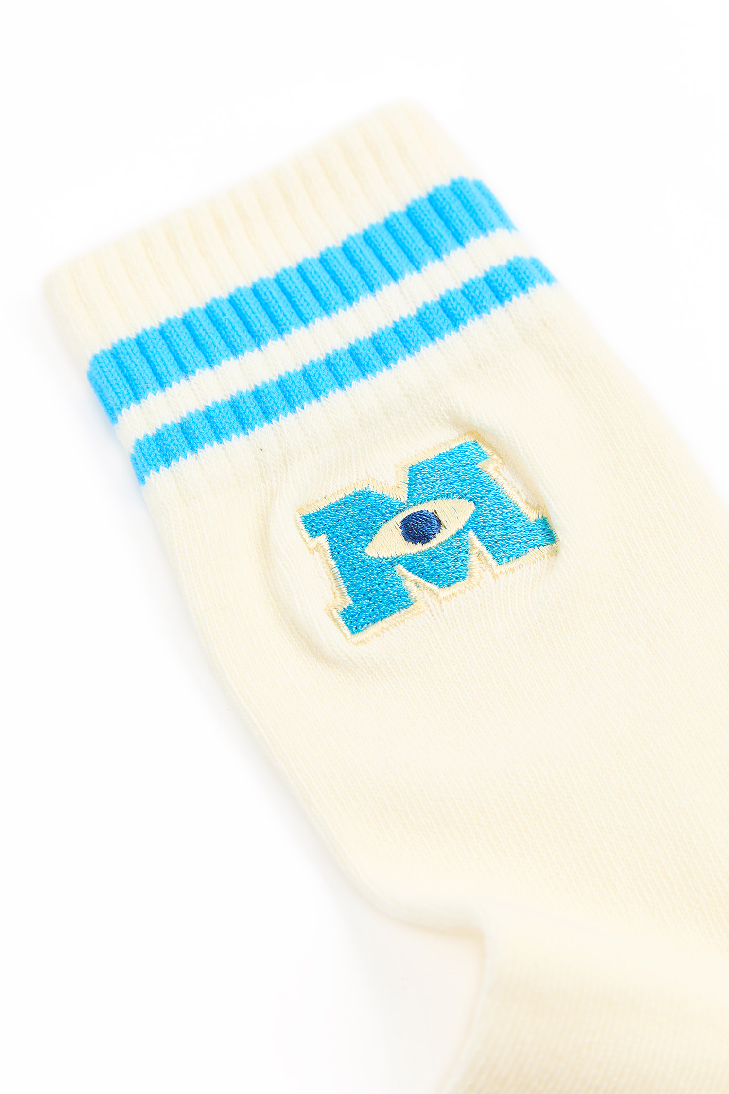 怪獸大學 字母繡花長襪