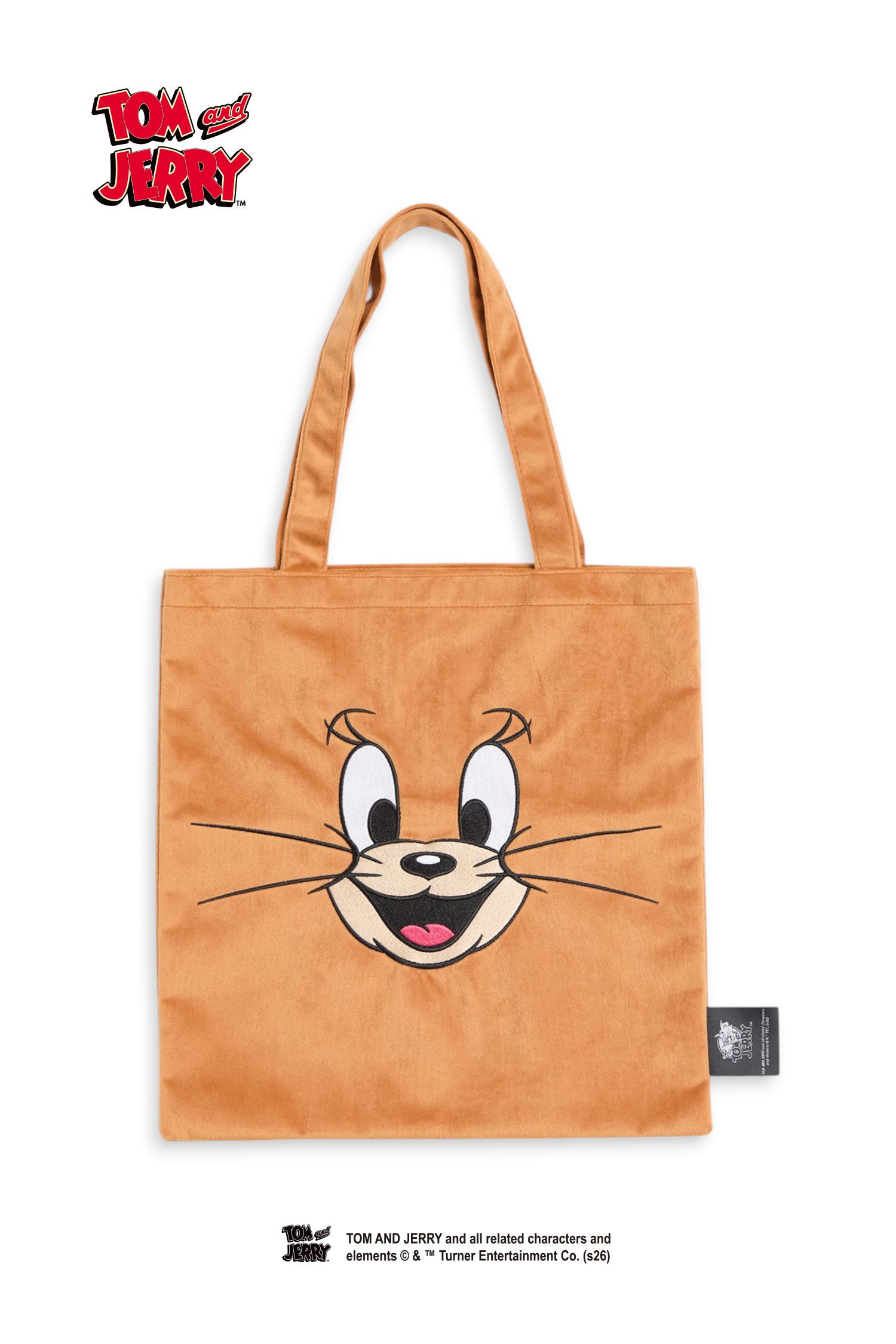 TOM AND JERRY 絨毛托特包