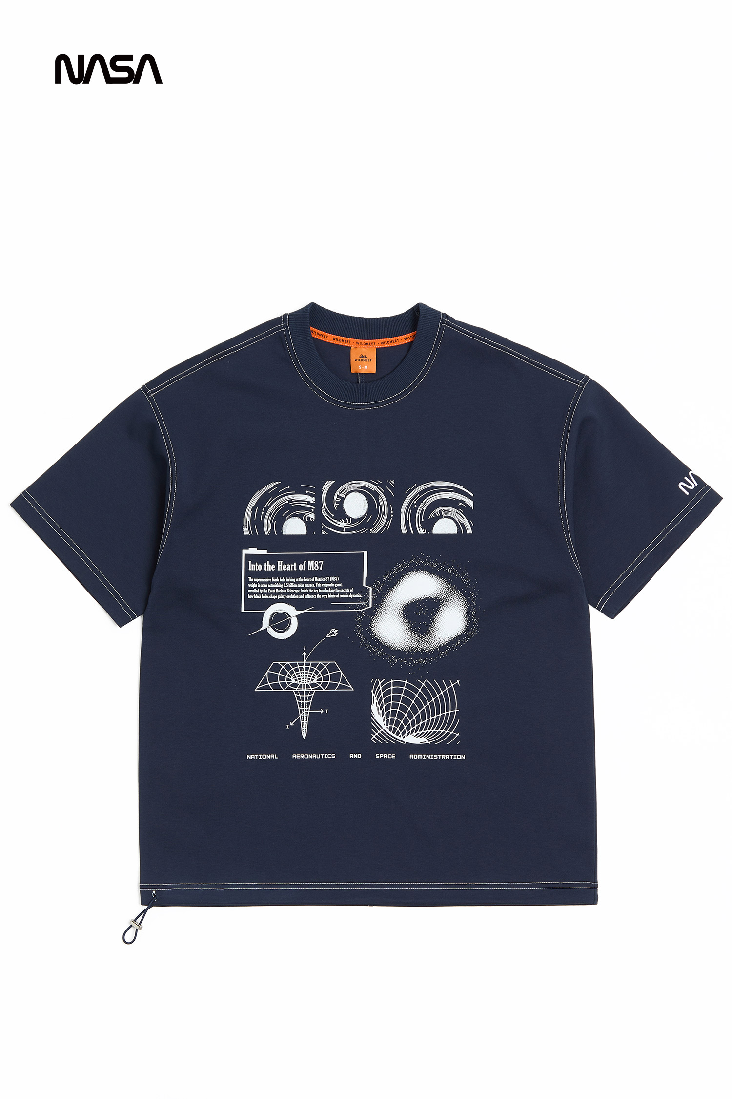 太空系列 黑洞之門 重磅短袖上衣