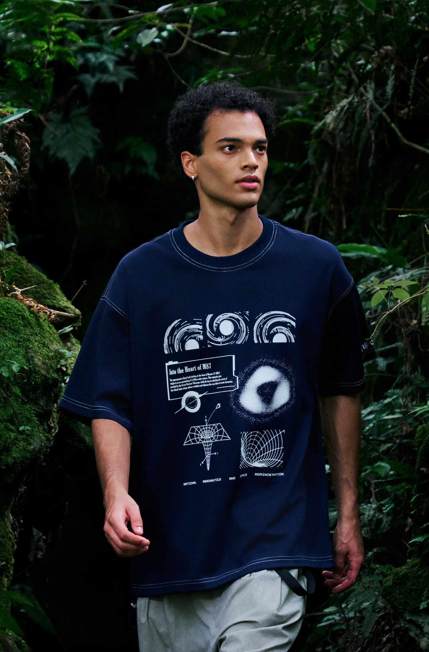 太空系列 黑洞之門 重磅短袖上衣