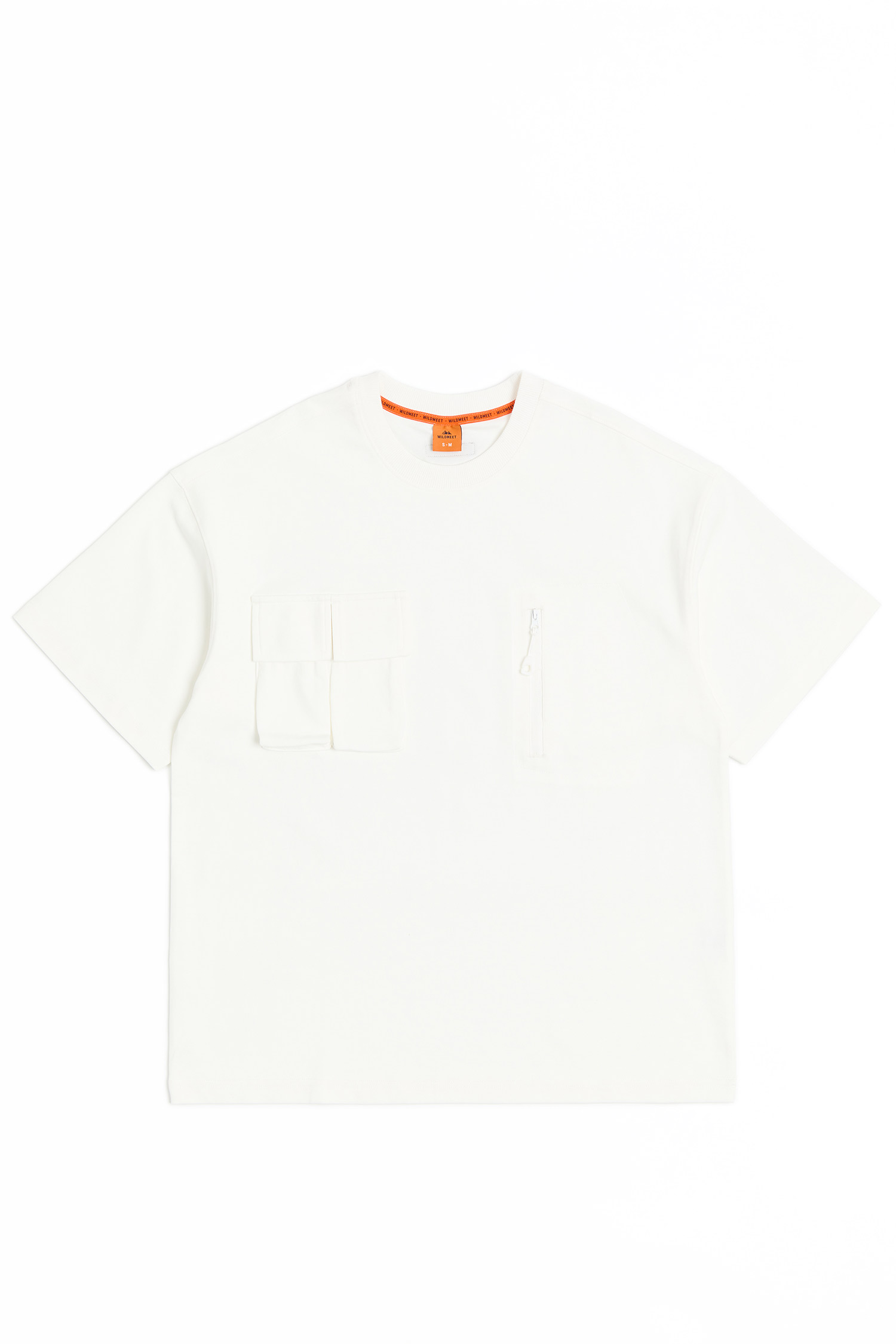 個性棉感 口袋短袖上衣