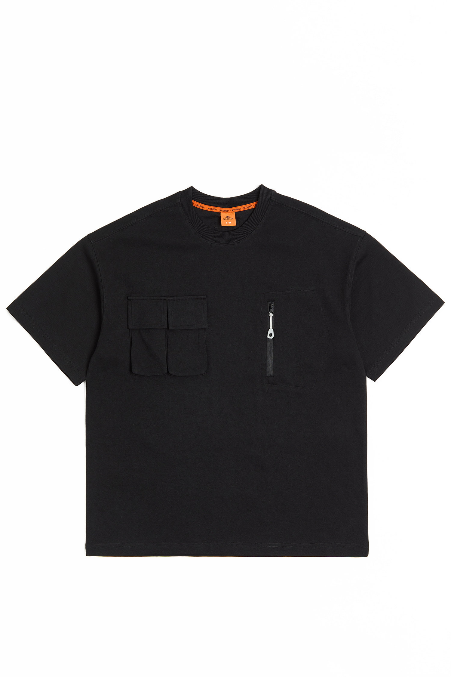 個性棉感 口袋短袖上衣