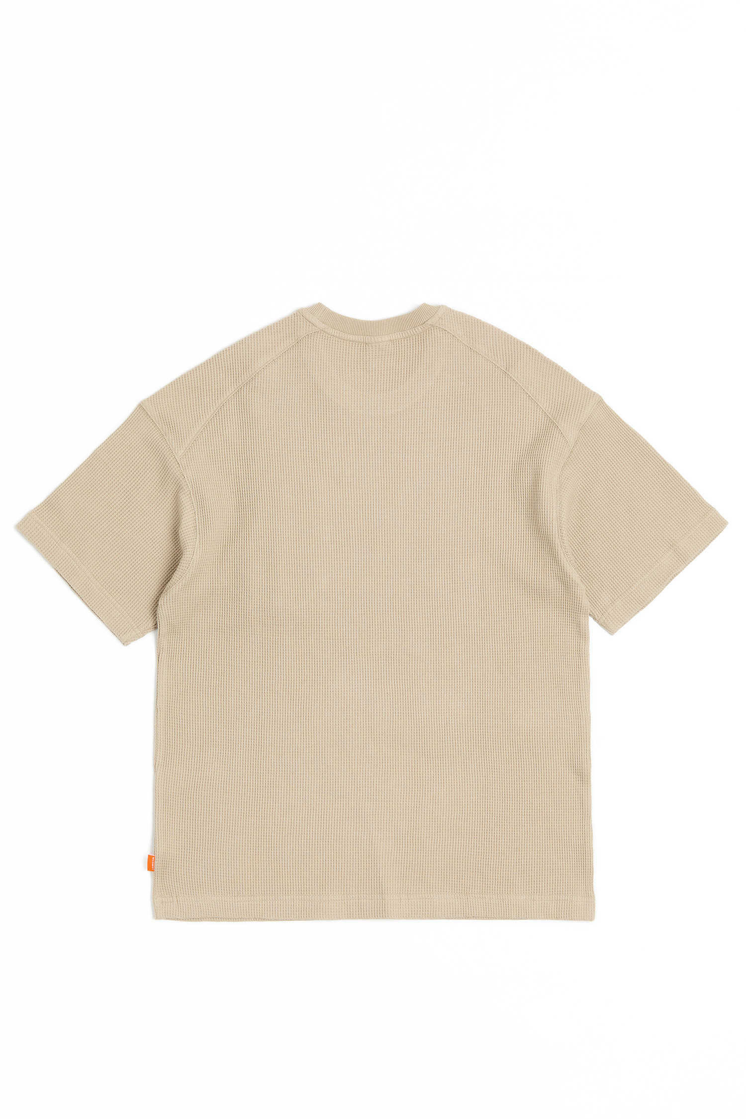 華夫格 綁繩口袋短袖上衣