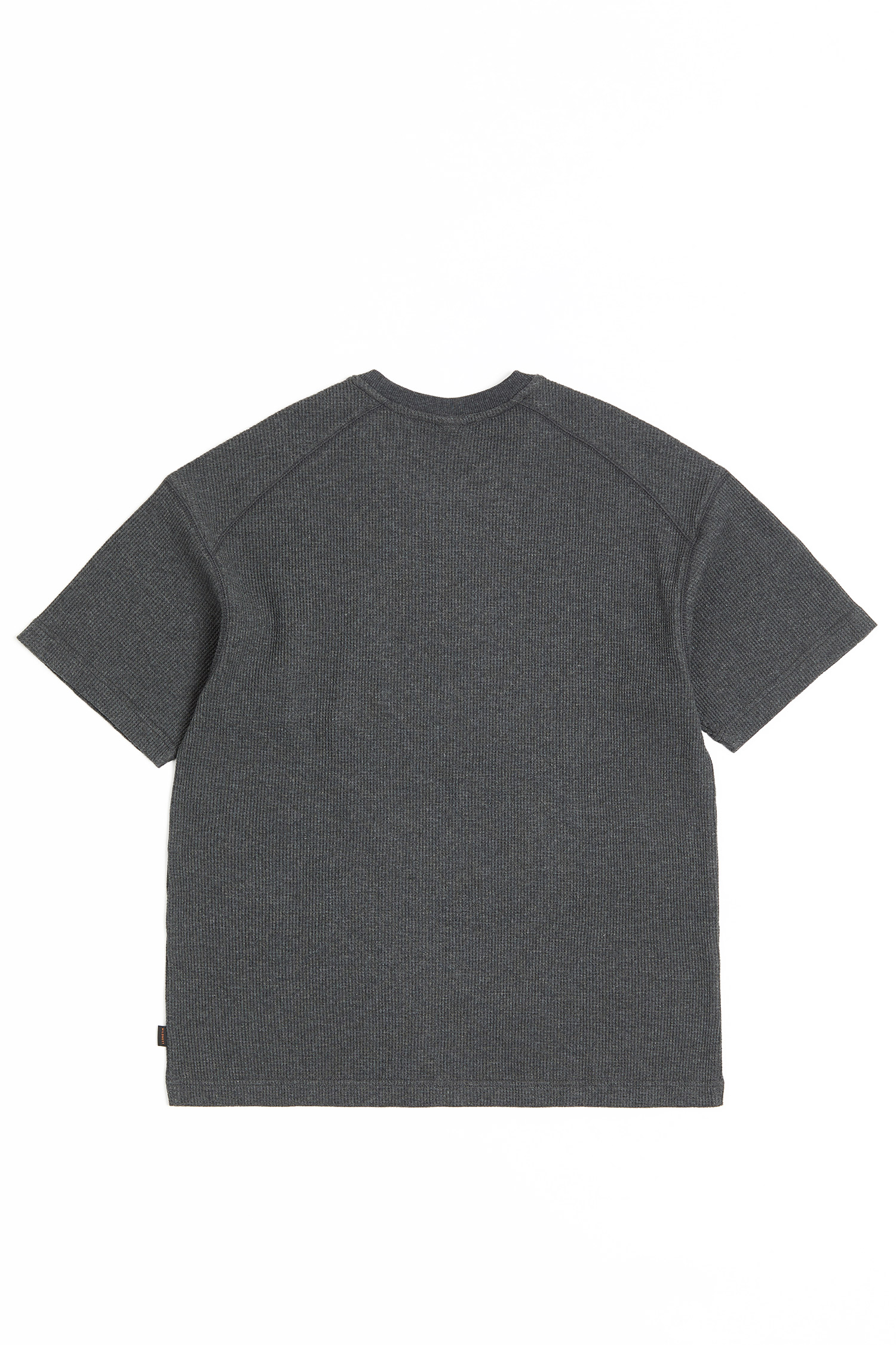 華夫格 綁繩口袋短袖上衣