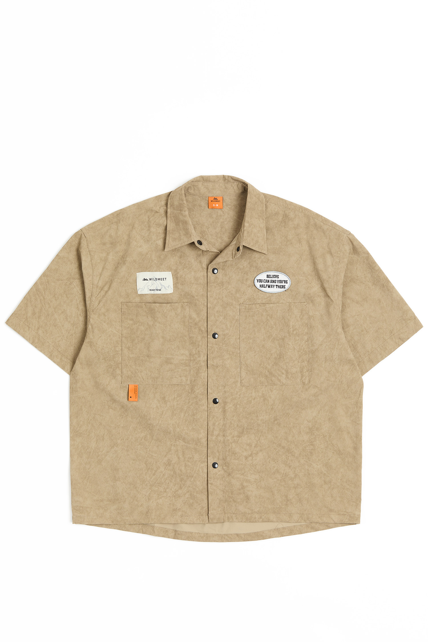 無畏挑戰 扎染四面彈短袖襯衫