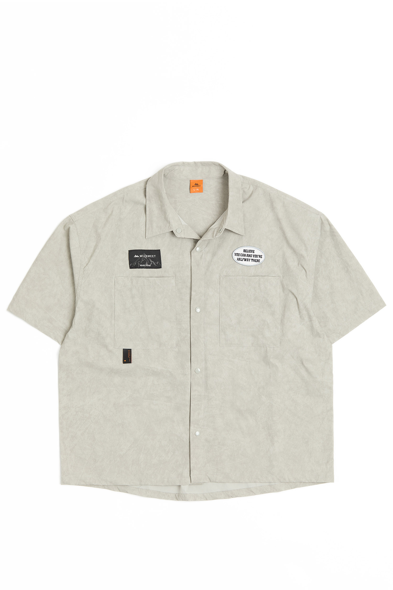 無畏挑戰 扎染四面彈短袖襯衫