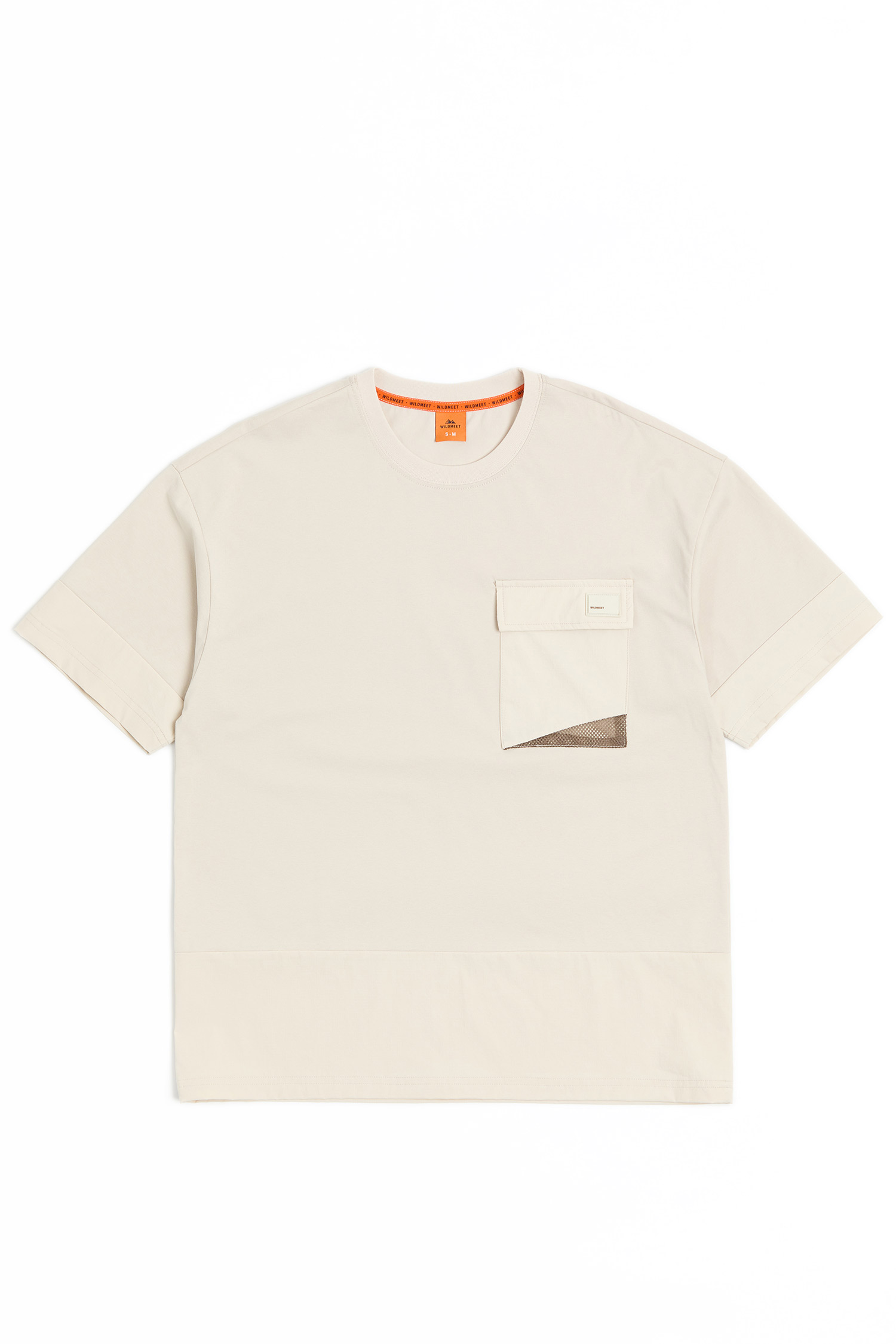 拼接貼袋 舒適乾爽短袖上衣