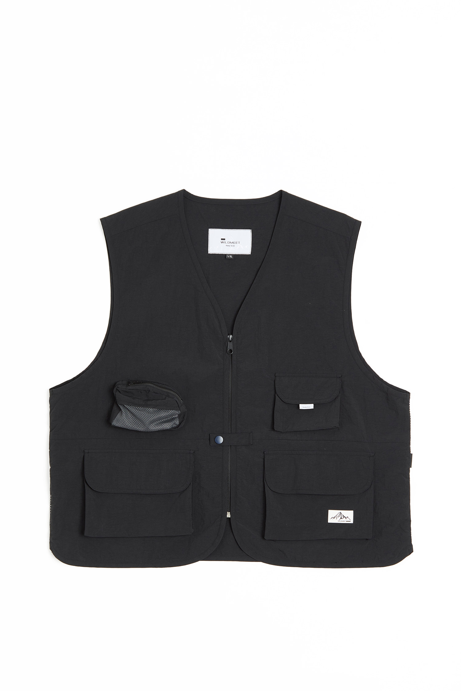 寬版多口袋 戶外機能背心