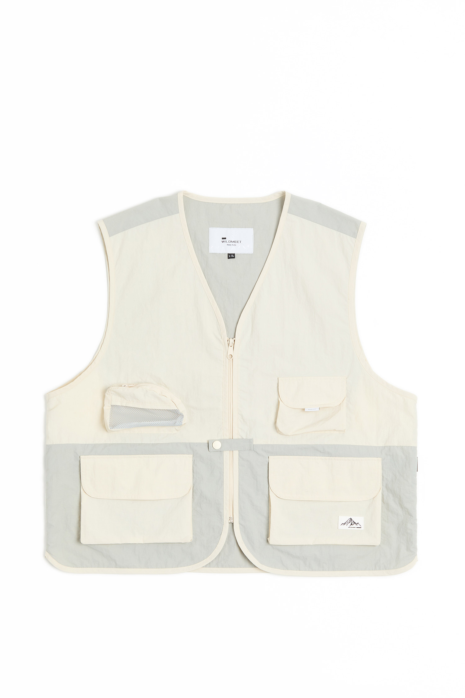 寬版多口袋 戶外機能背心