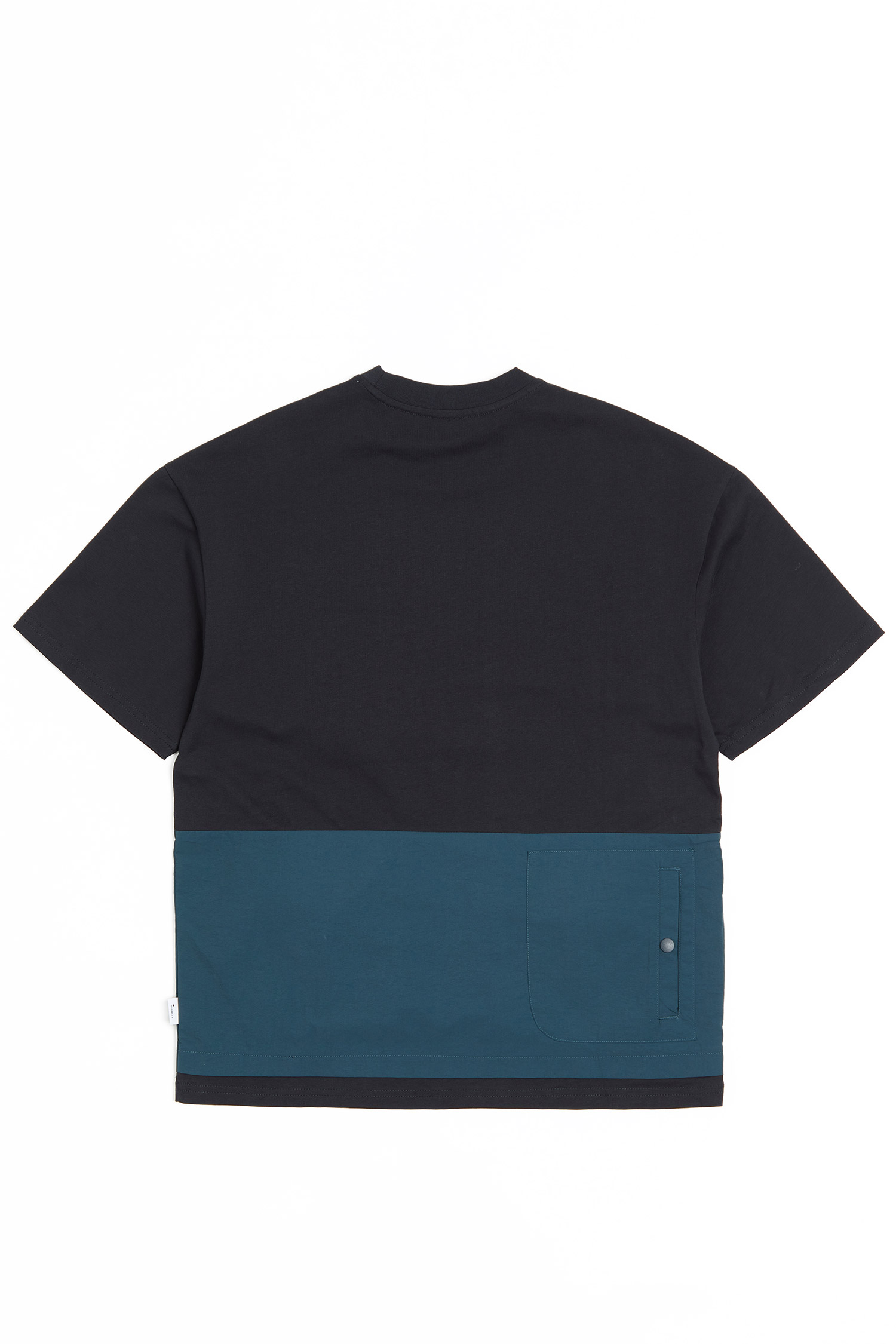 異材質拼接 涼感短袖上衣