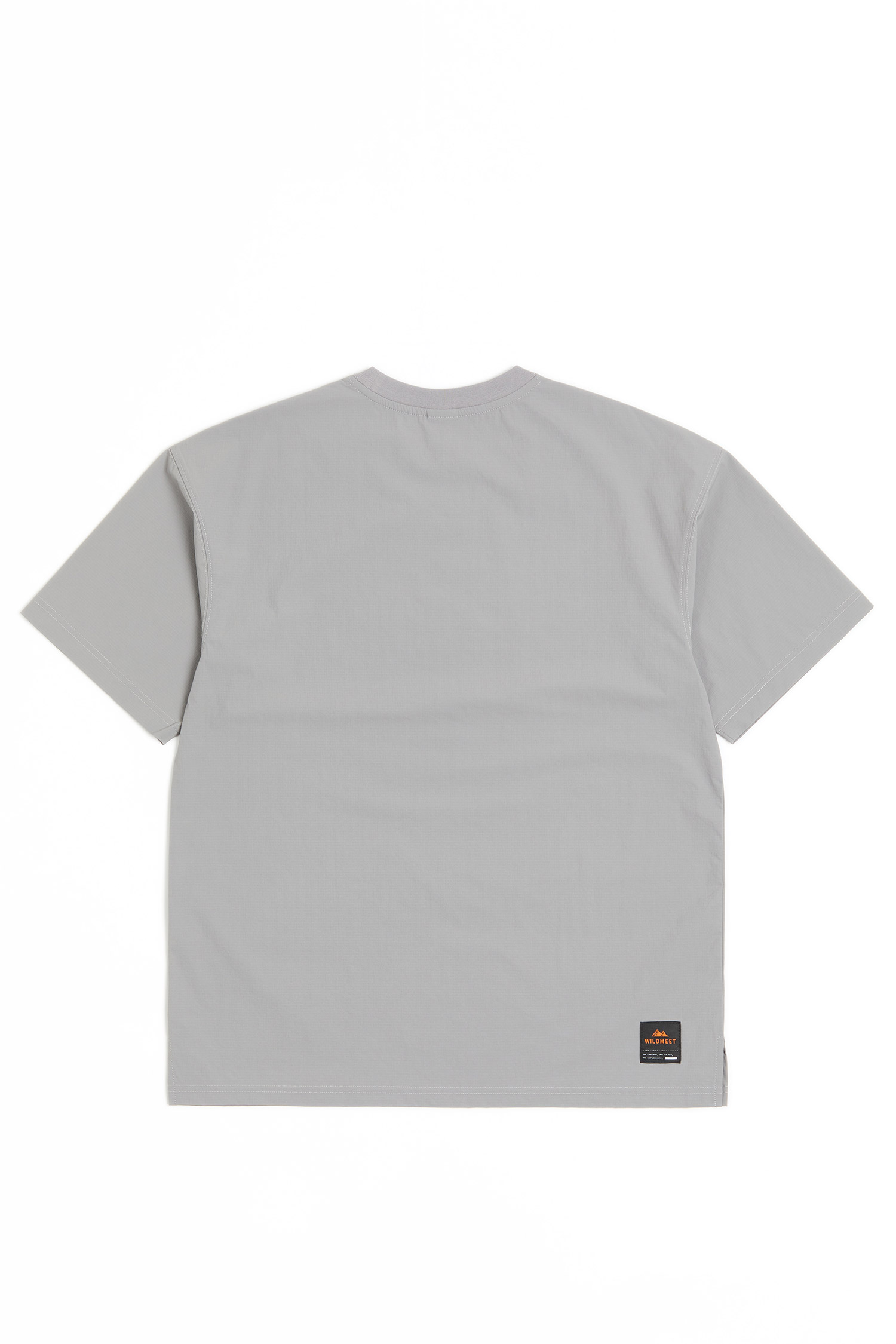 營火探險家 彈性格紋短袖上衣