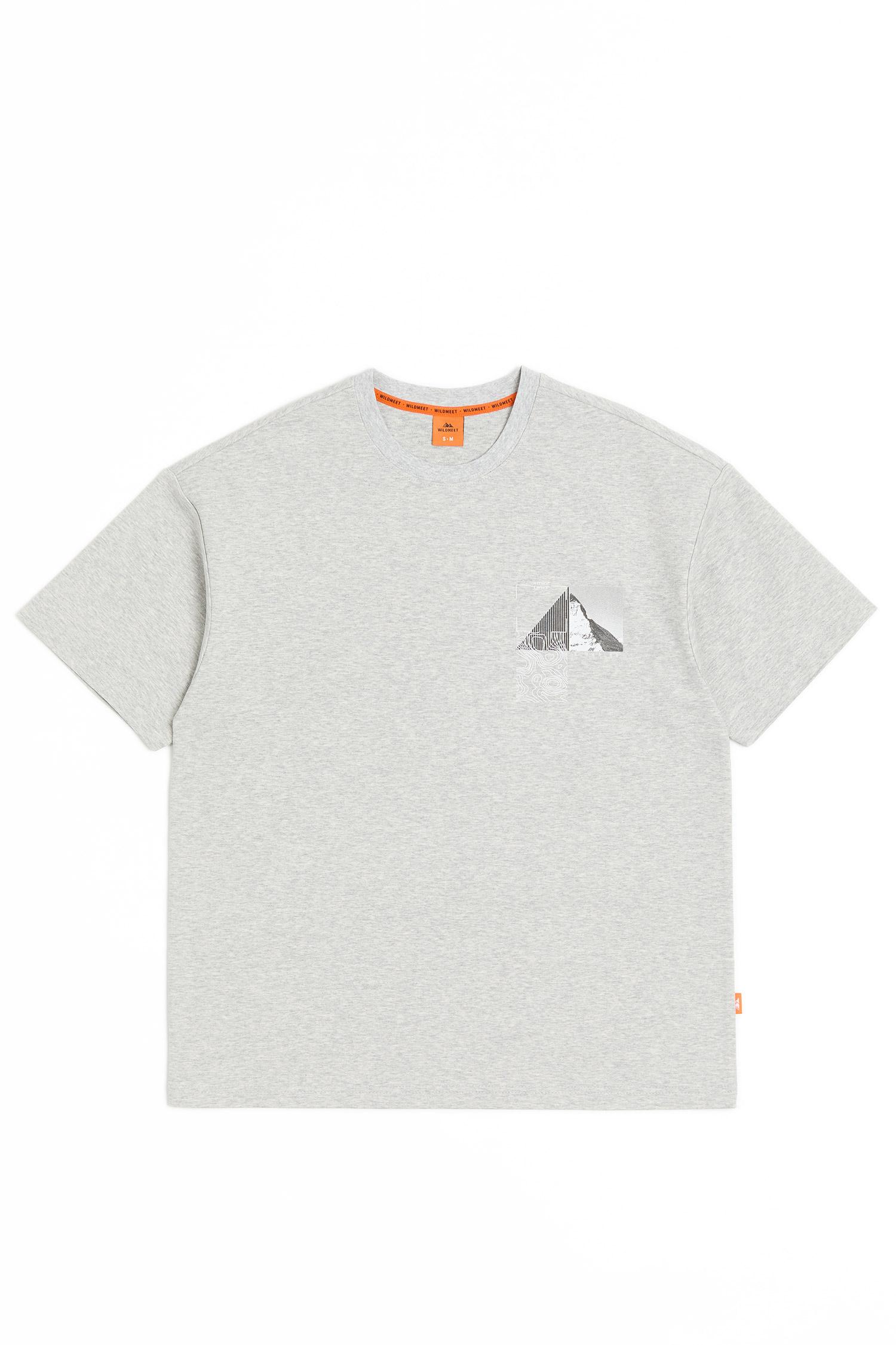 山野騎跡 幾何織紋短袖上衣