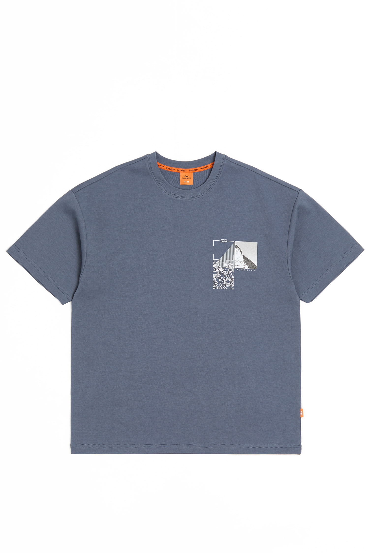 山野騎跡 幾何織紋短袖上衣