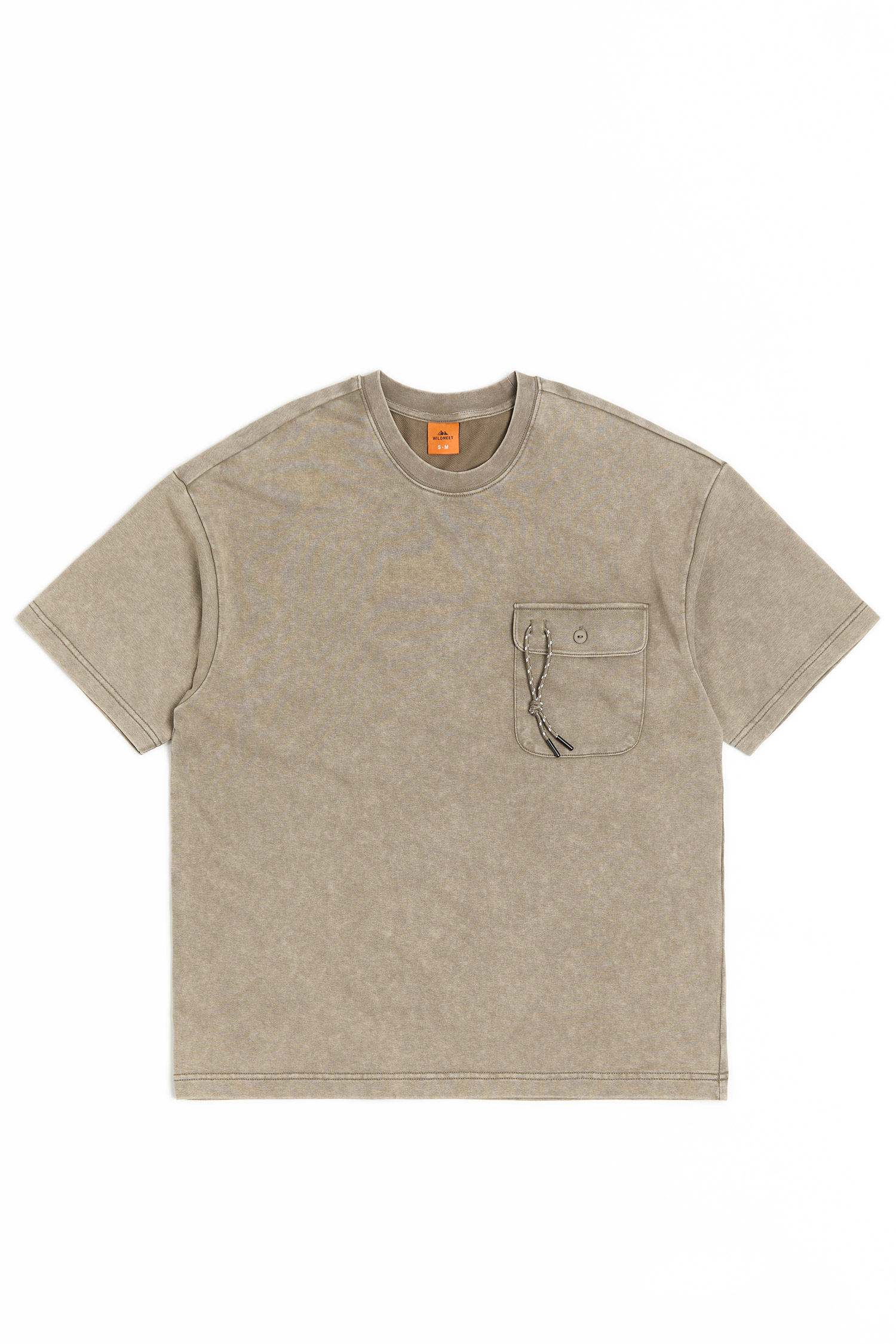 未知小徑 水洗短袖上衣