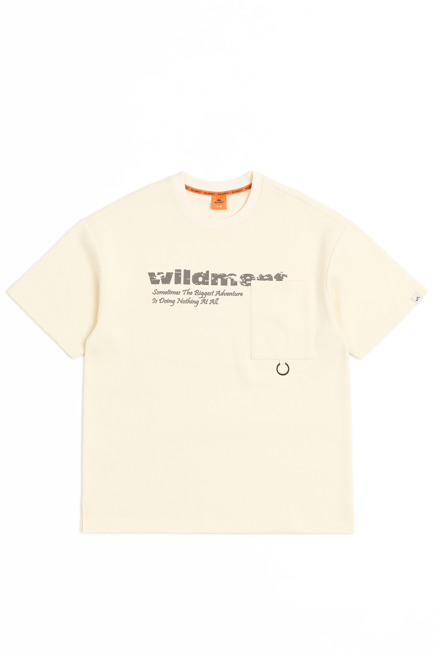 自在之境 紋理短袖上衣