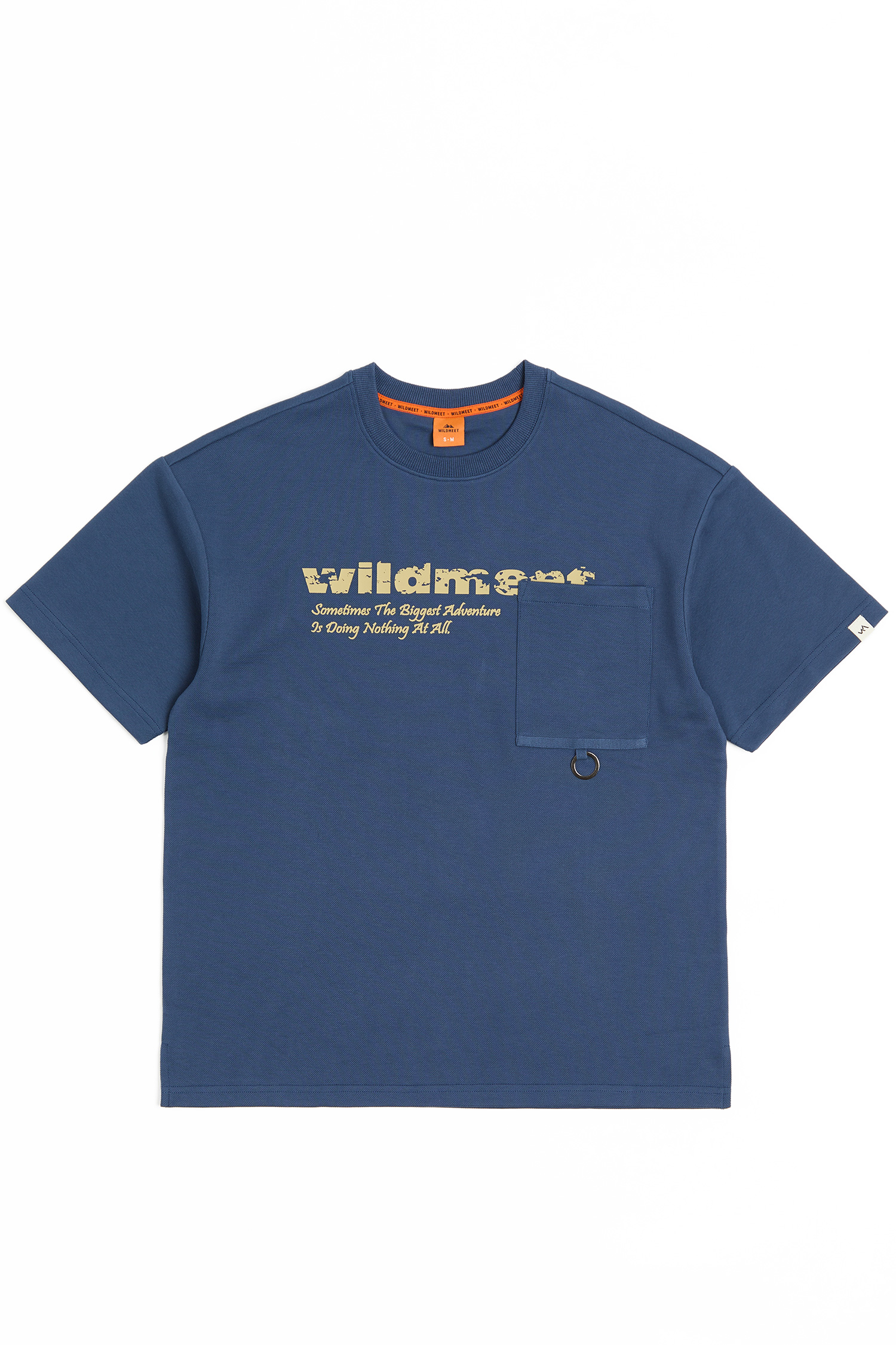 自在之境 紋理短袖上衣