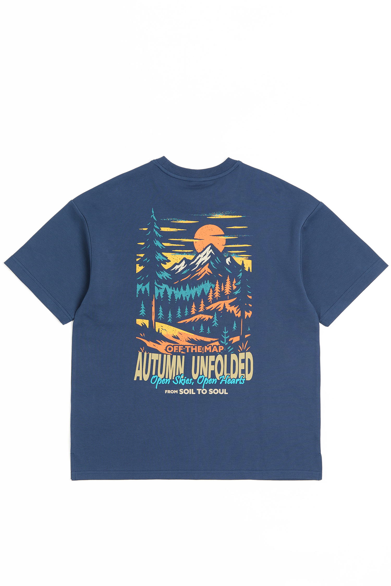 自在之境 紋理短袖上衣