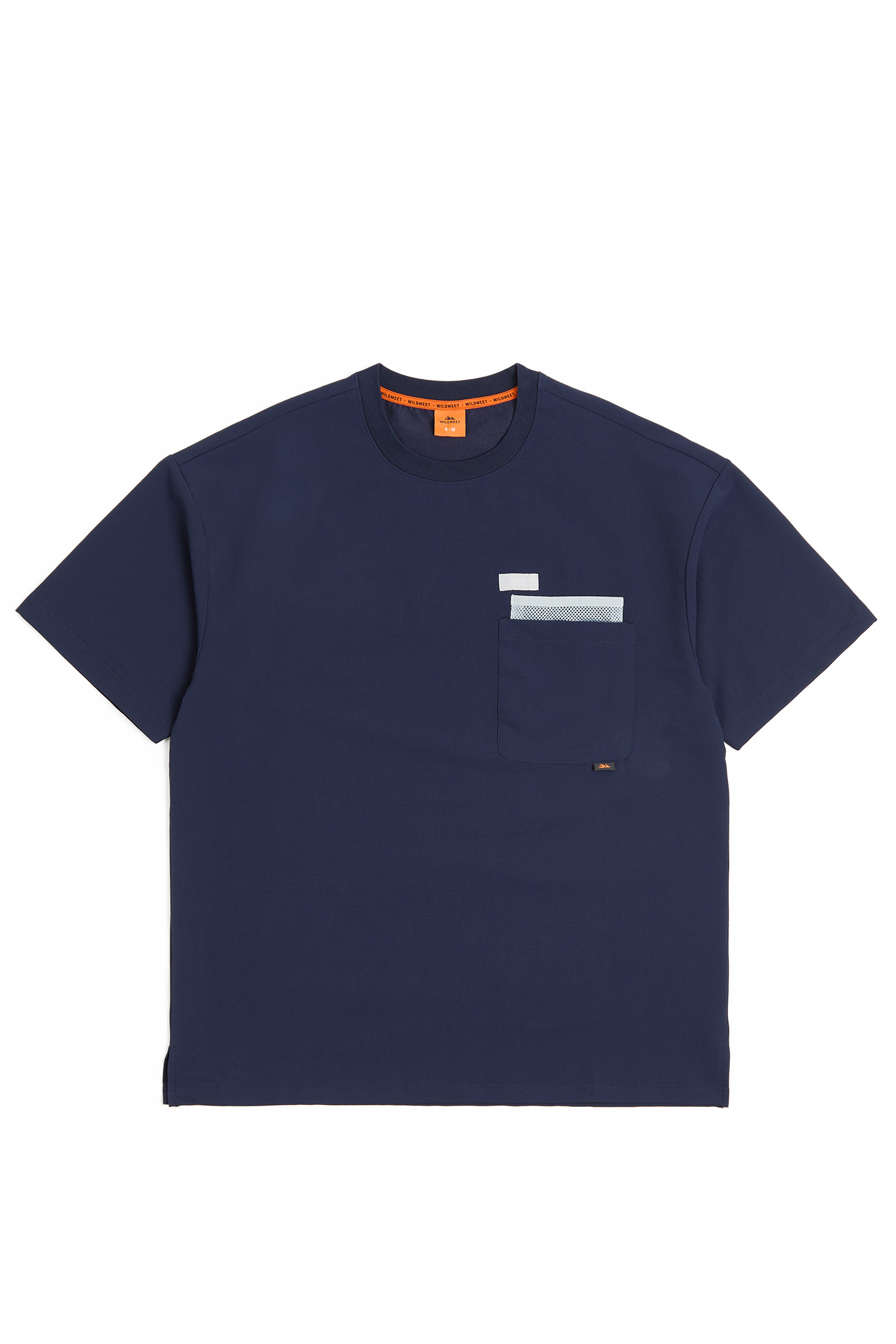 秘境小路 紋理彈性短袖上衣