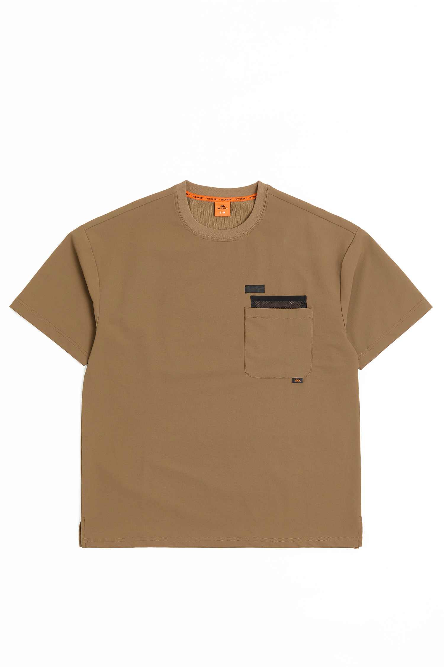 秘境小路 紋理彈性短袖上衣