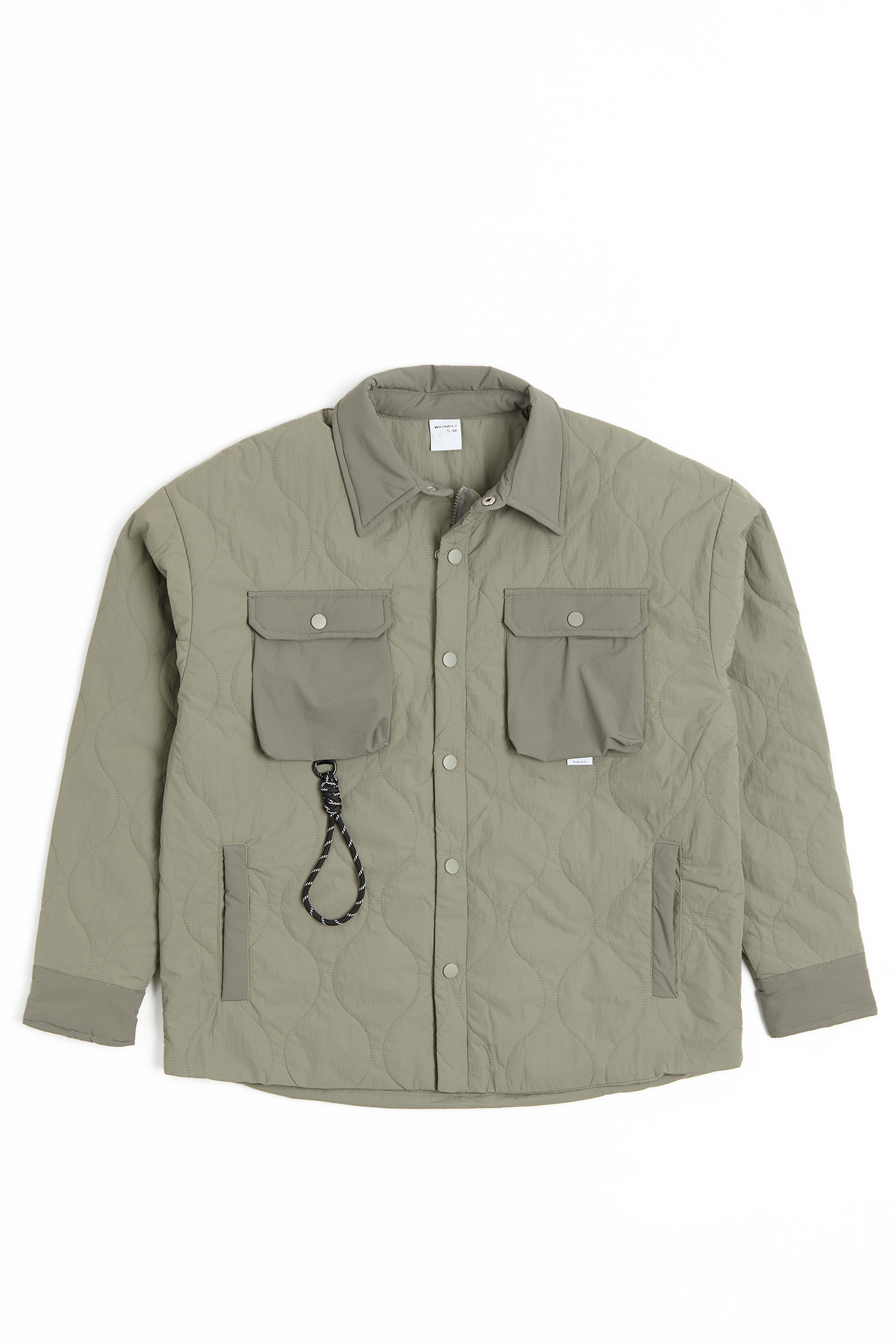 絎縫壓紋 鋪棉保暖長袖外套