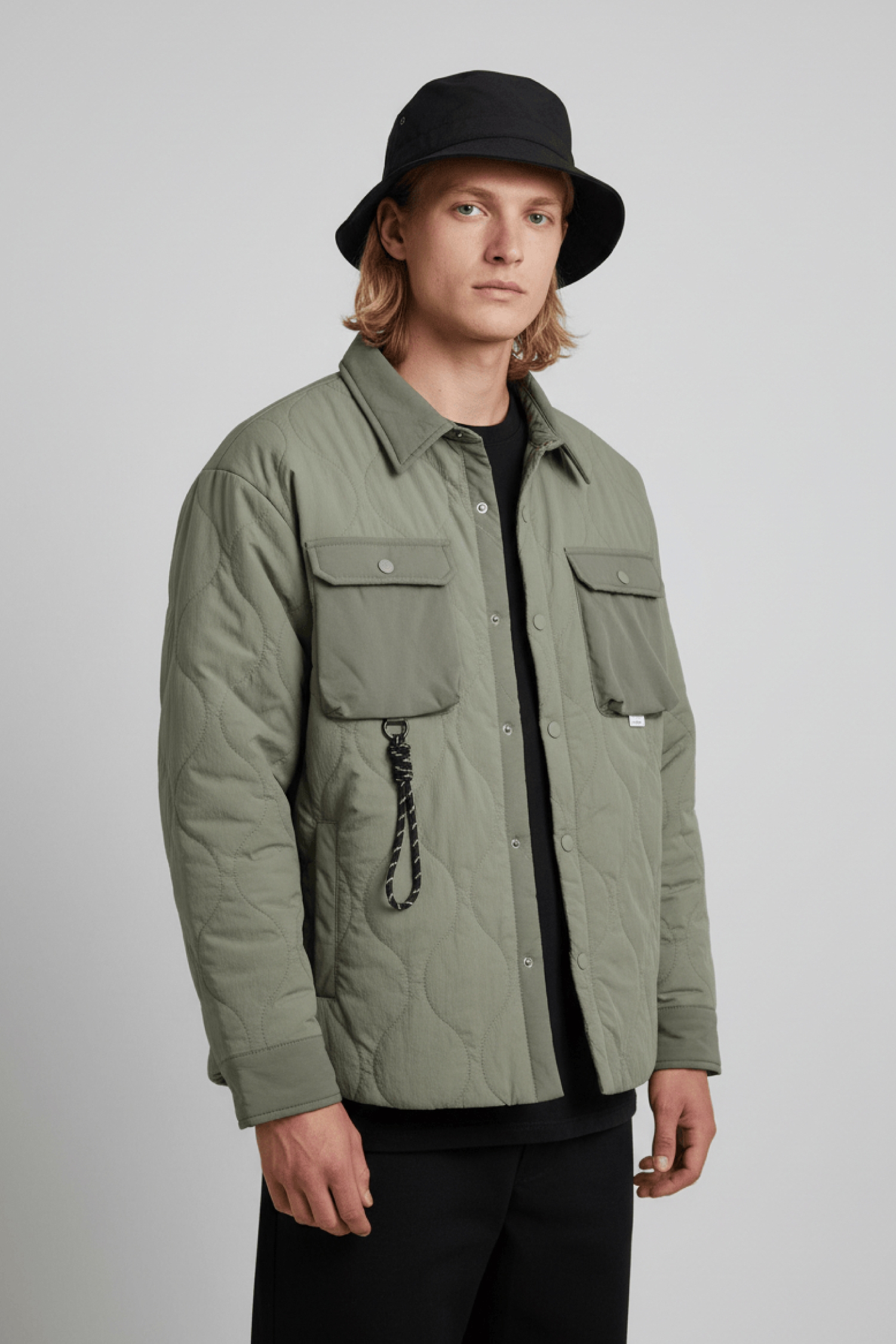 絎縫壓紋 鋪棉保暖長袖外套