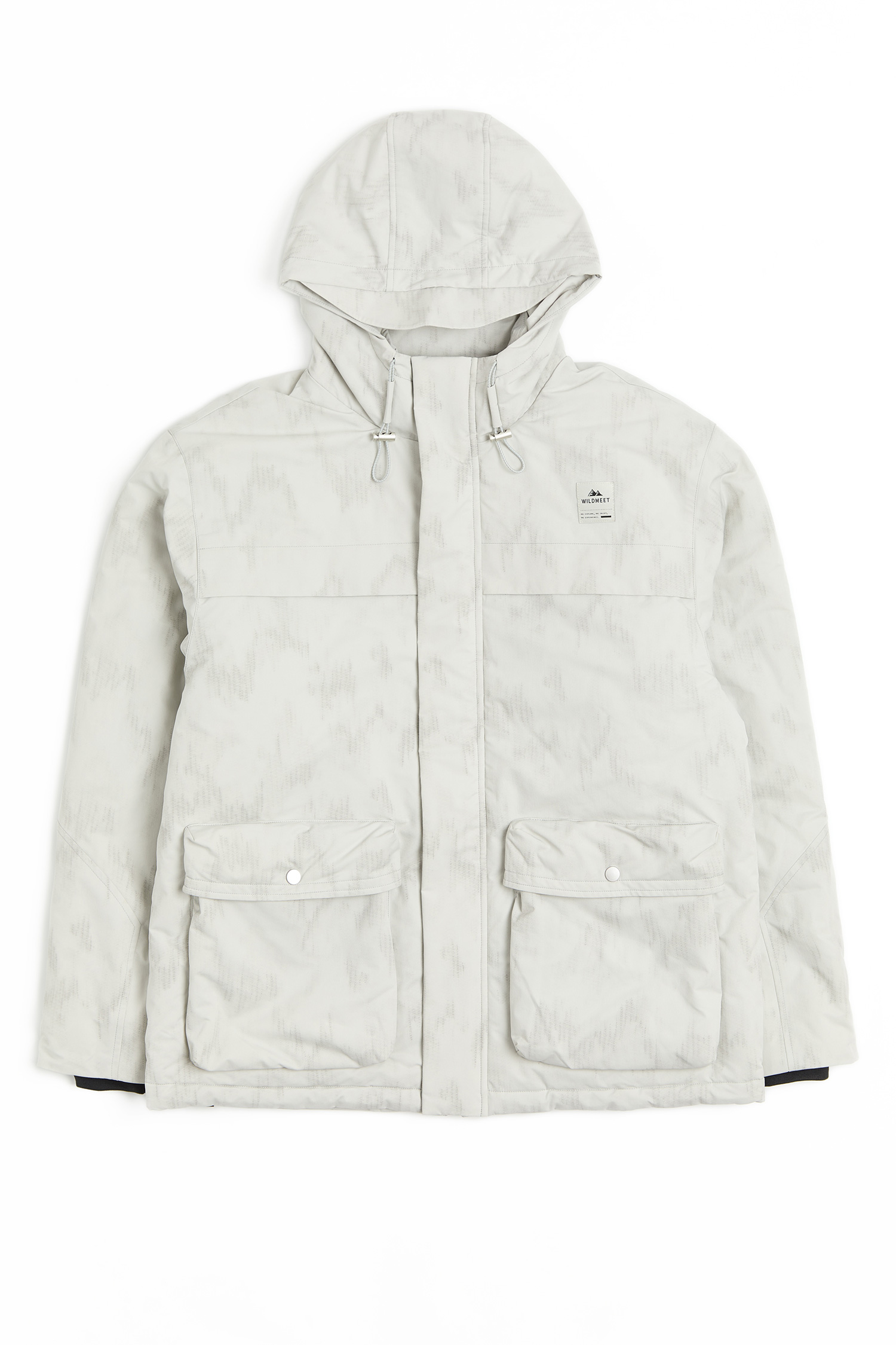 機能扎染鋪棉 連帽外套