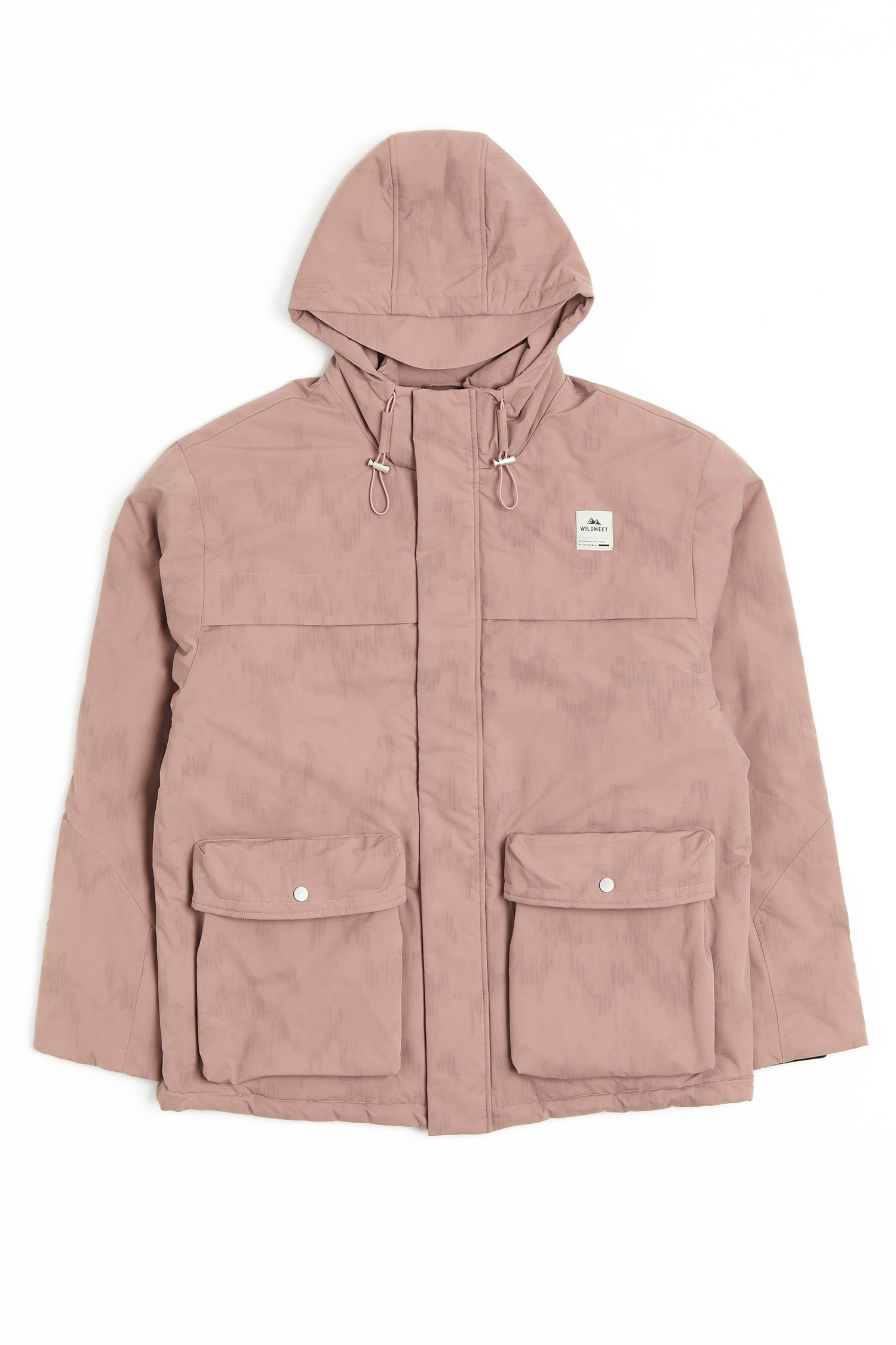 機能扎染鋪棉 連帽外套