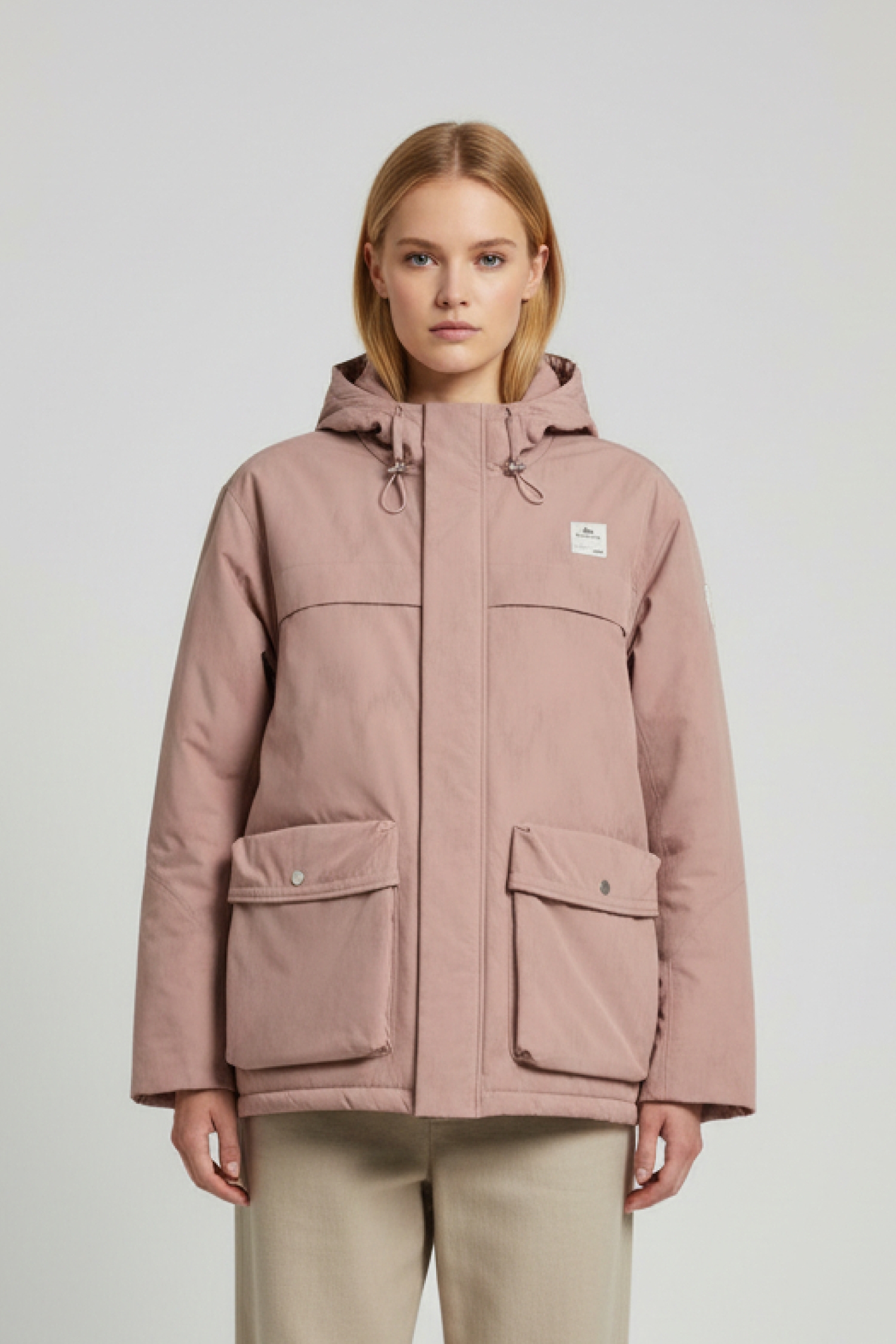 機能扎染鋪棉 連帽外套