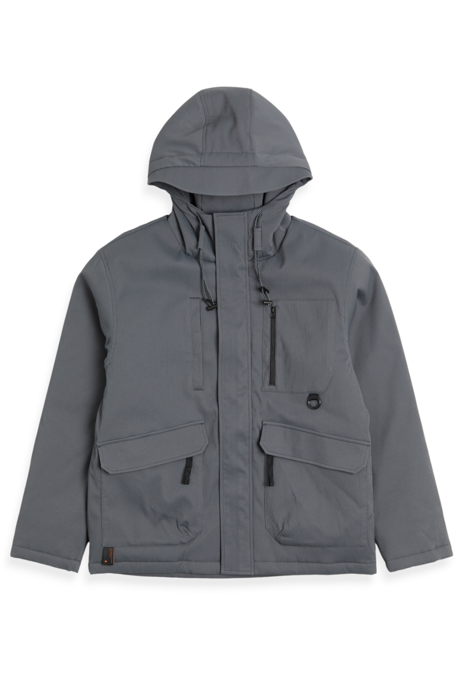 立體條紋 抗風機能鋪棉外套