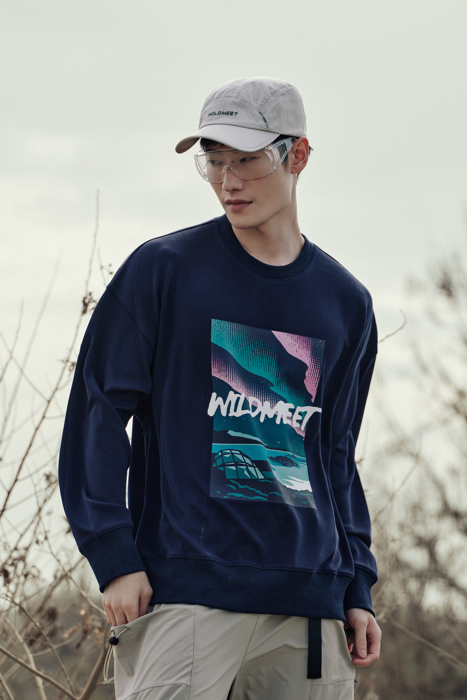 逐光旅程 網眼空氣層長袖上衣