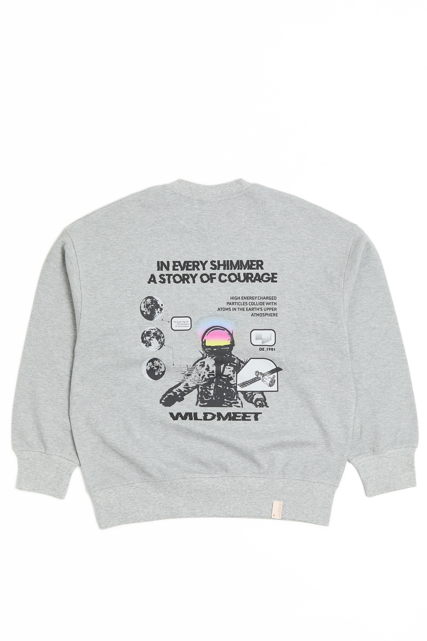 極光觀測 斜紋長袖上衣