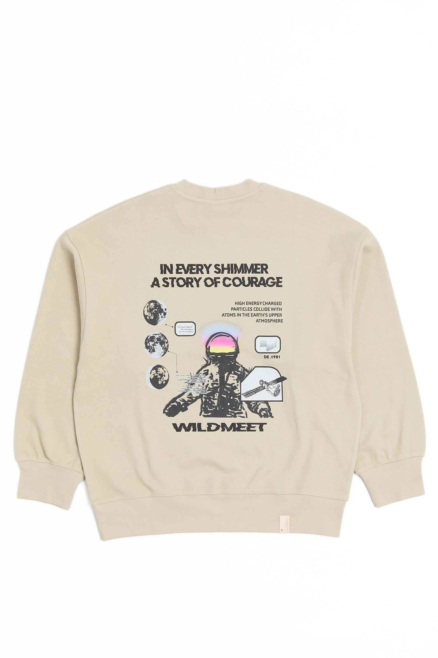 極光觀測 斜紋長袖上衣