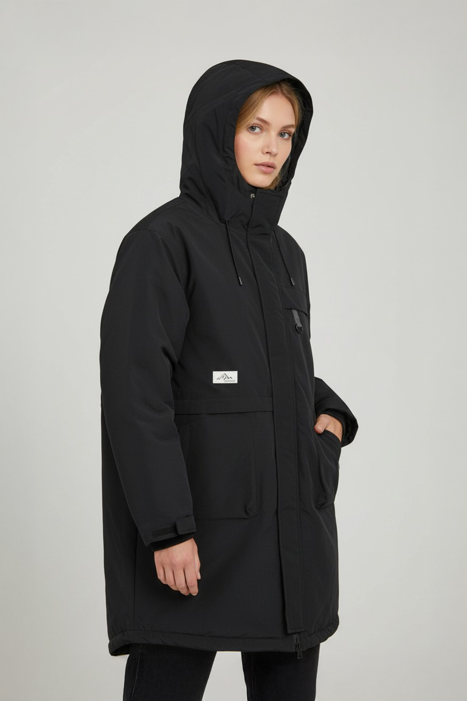 長版 機能抗風鋪棉外套