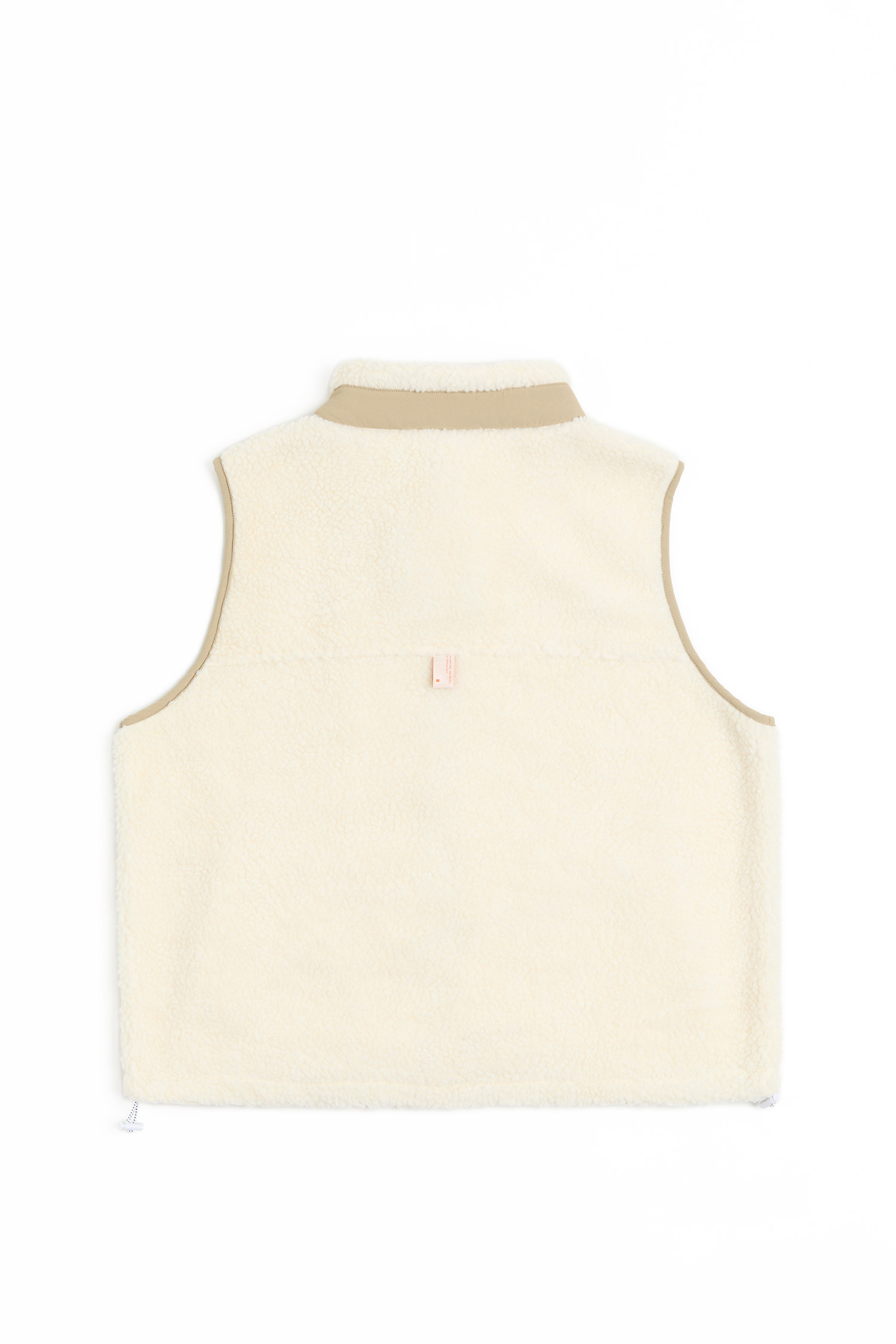 破曉山脊 拼接毛絨保暖背心