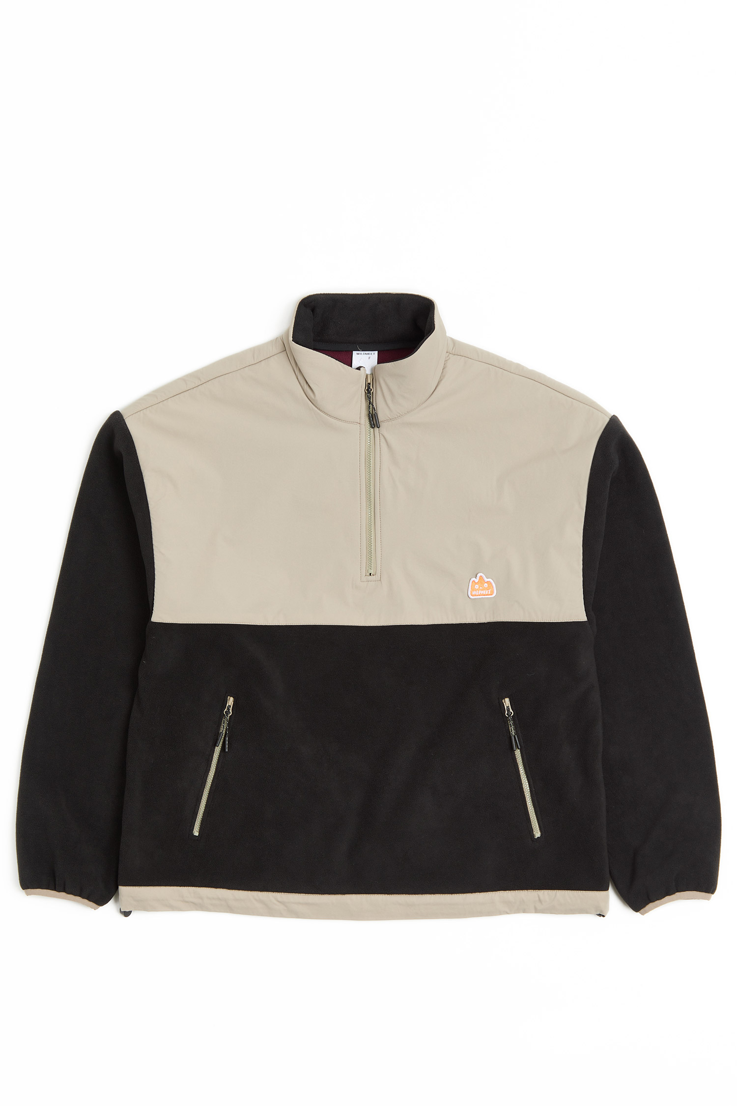 冒險夥伴 拉鍊領刷毛長袖上衣