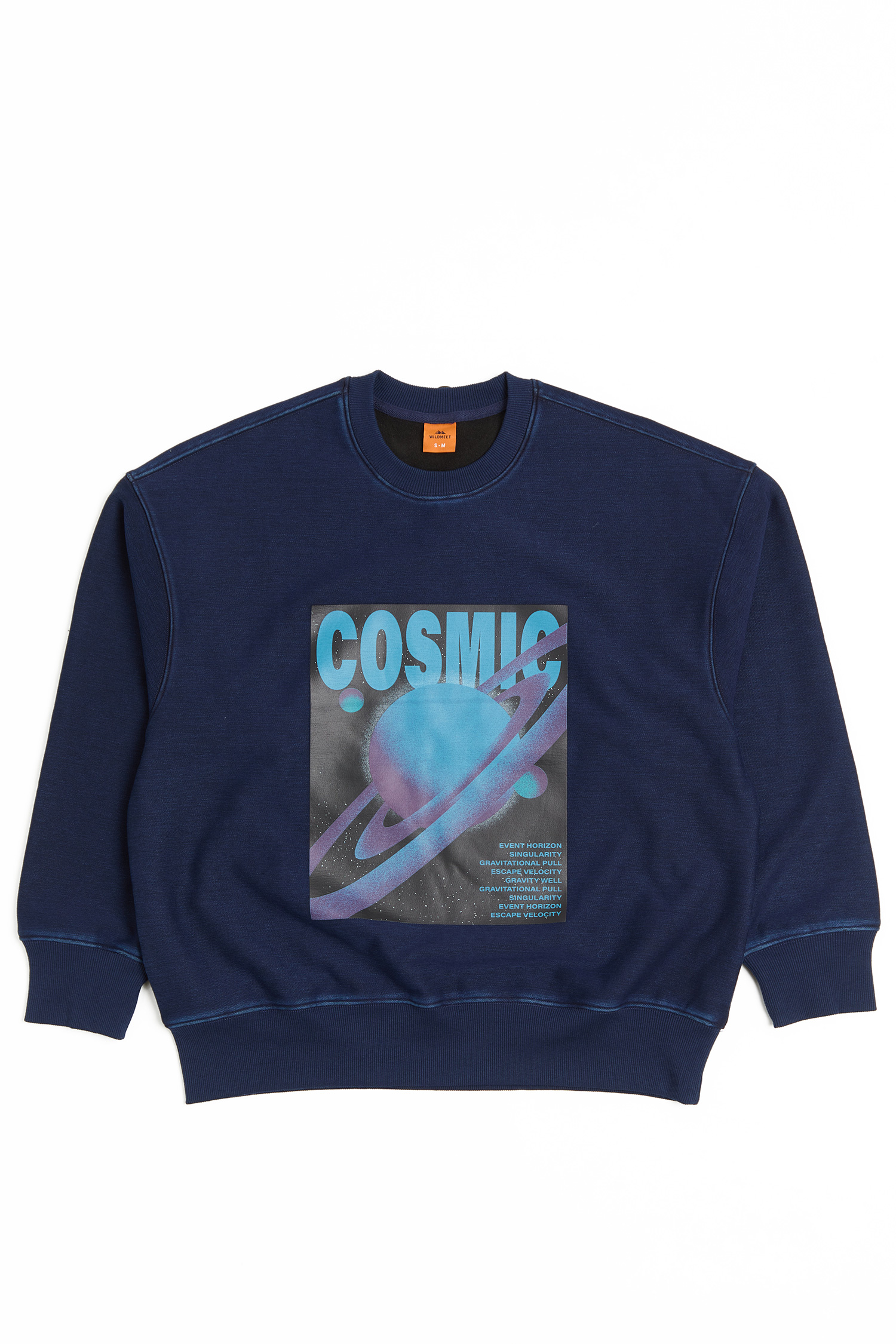 宇宙無限大 水洗刷毛長袖上衣