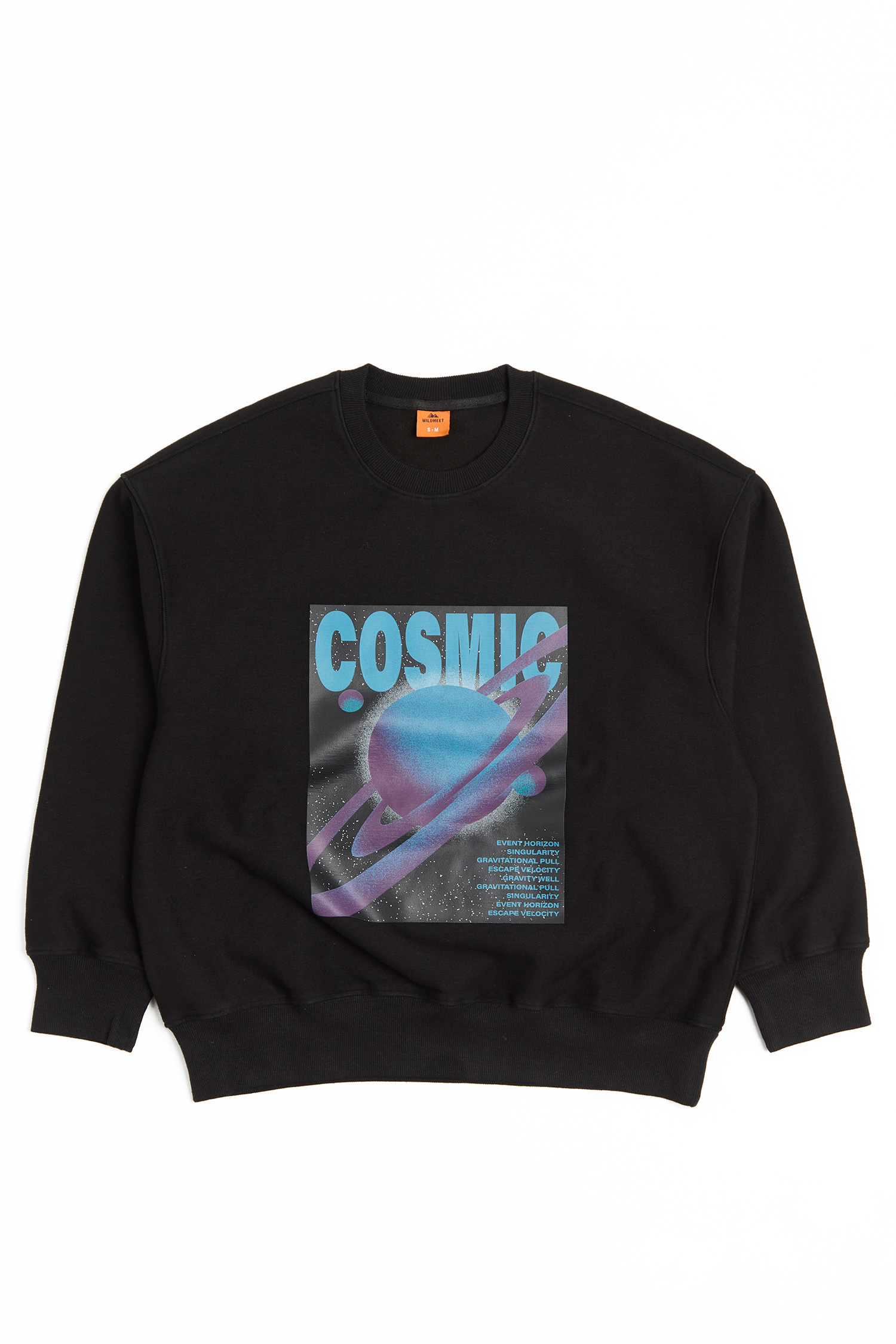 宇宙無限大 水洗刷毛長袖上衣