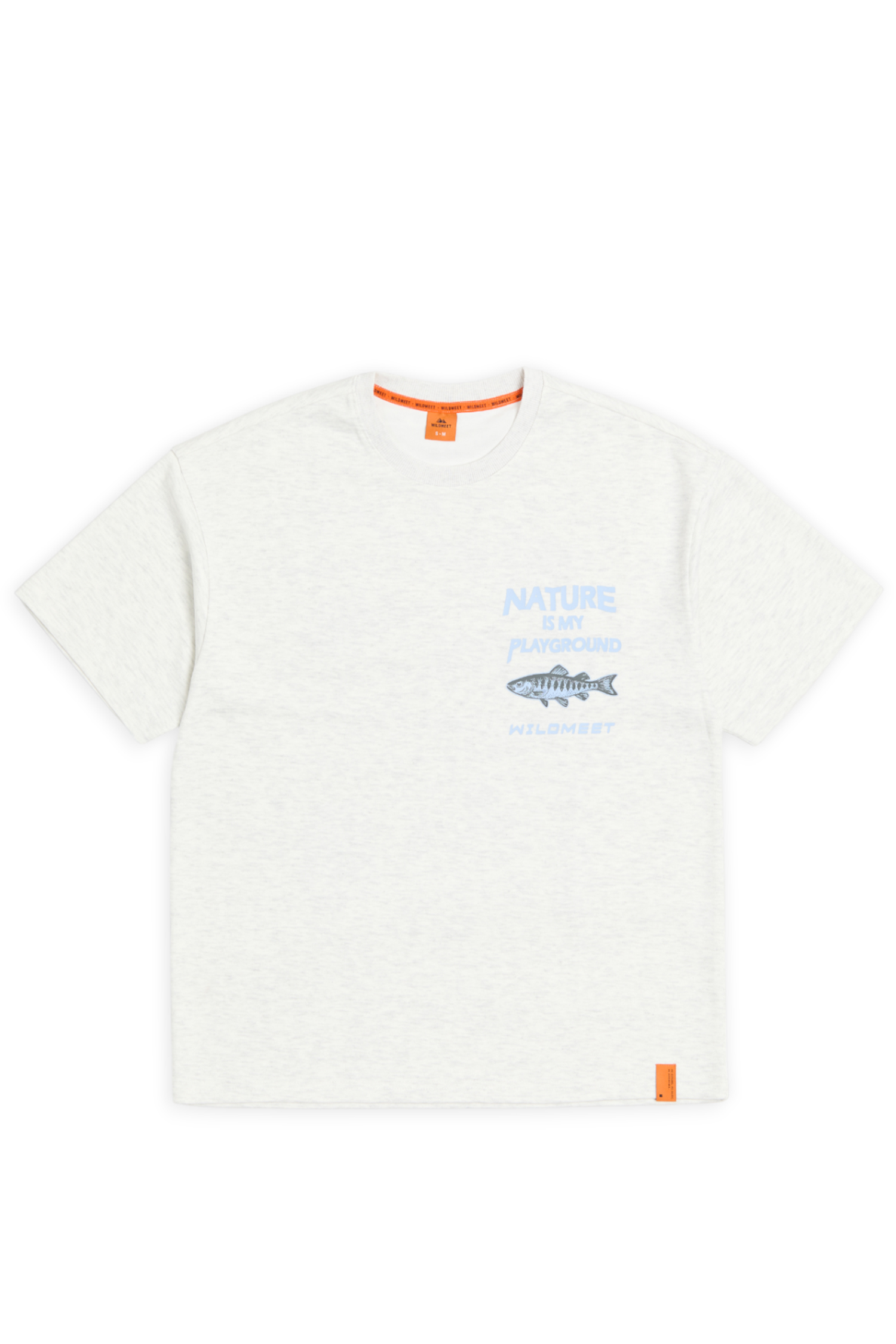 交織菱紋鱒魚短袖上衣