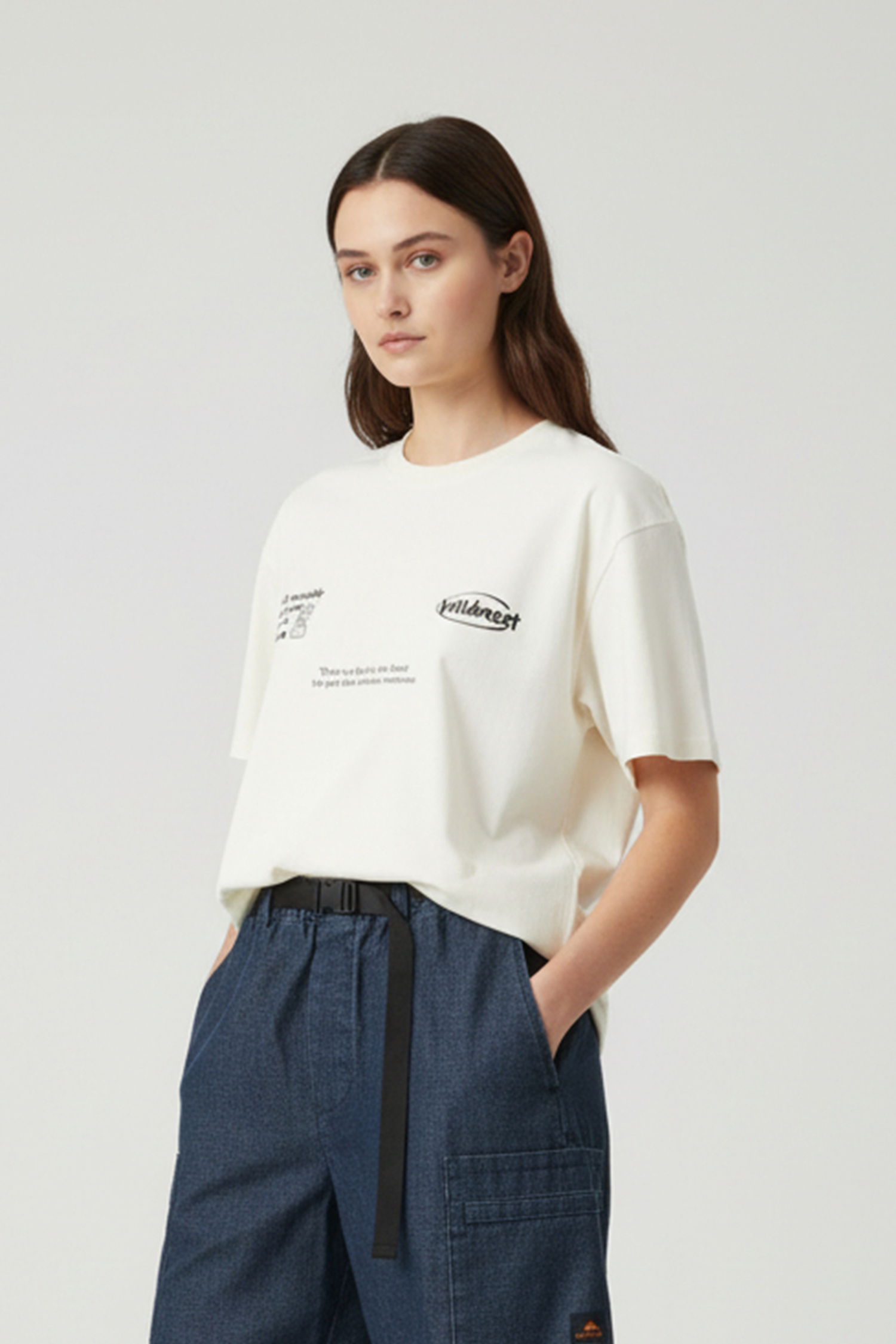 戶外裝備指南 針織牛仔短袖上衣