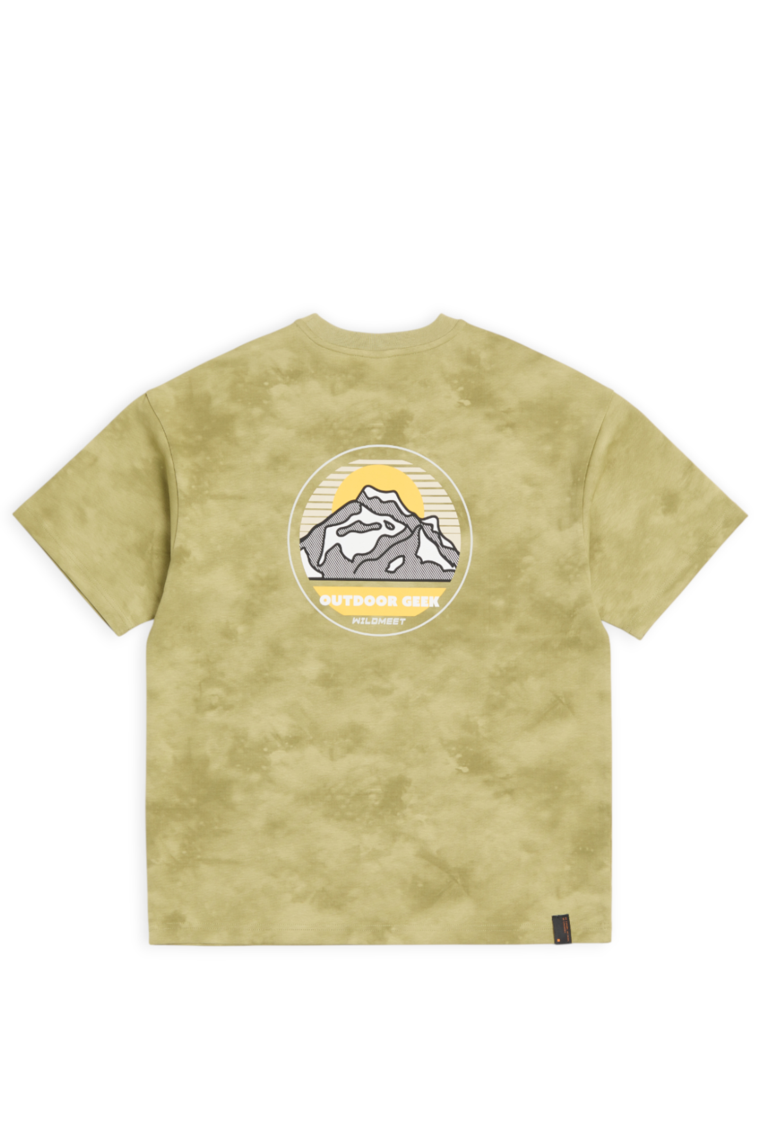 凹逗咖 扎染空氣層短袖上衣