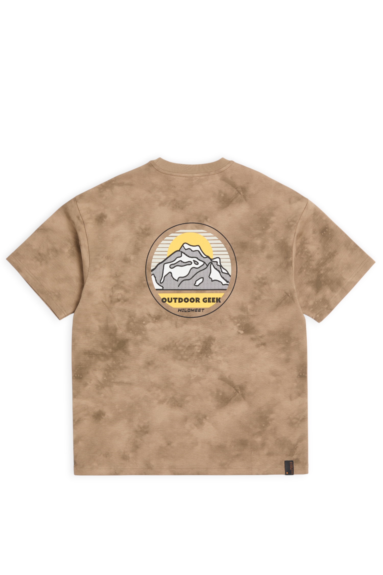 凹逗咖 扎染空氣層短袖上衣