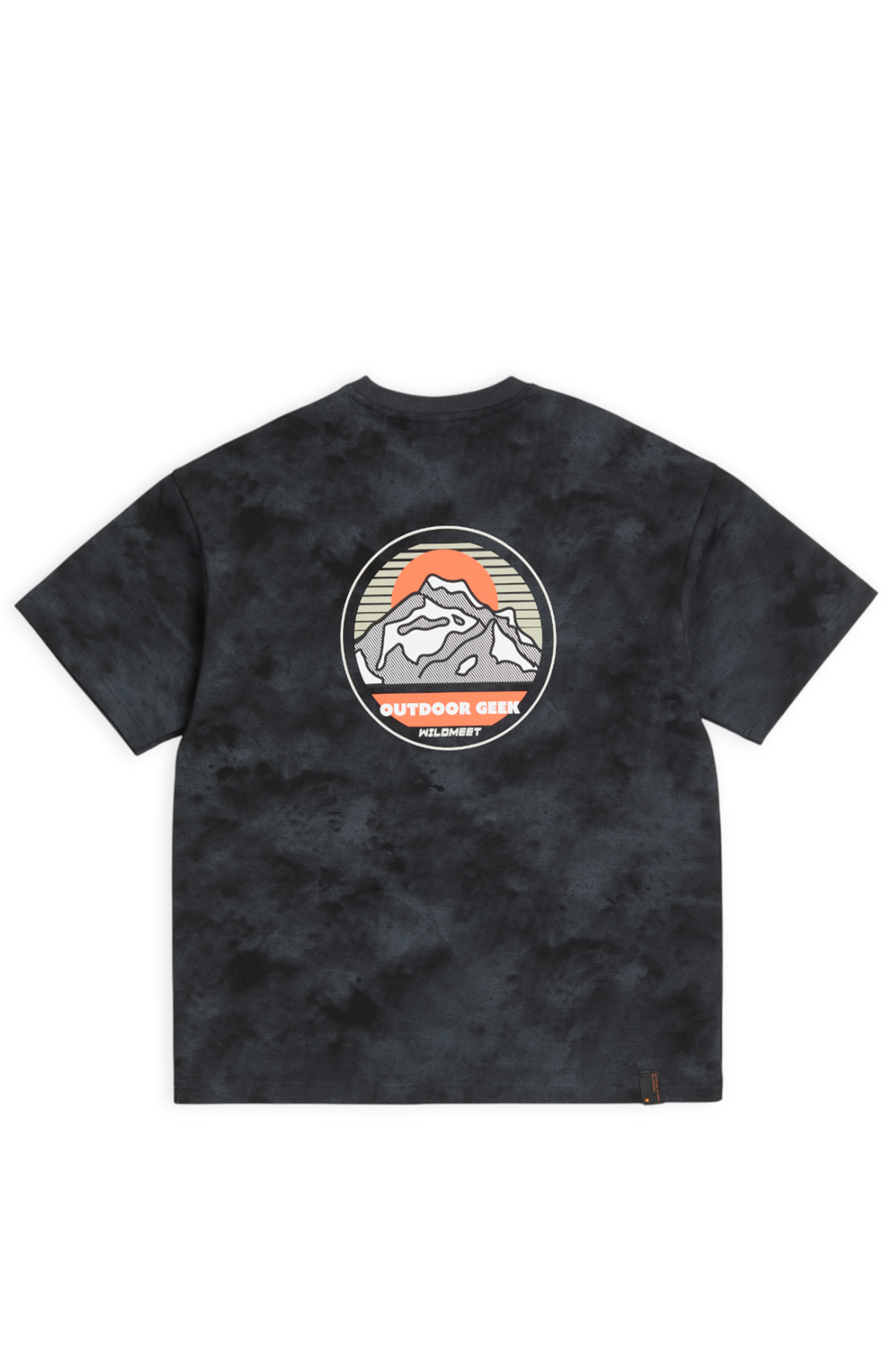 凹逗咖 扎染空氣層短袖上衣