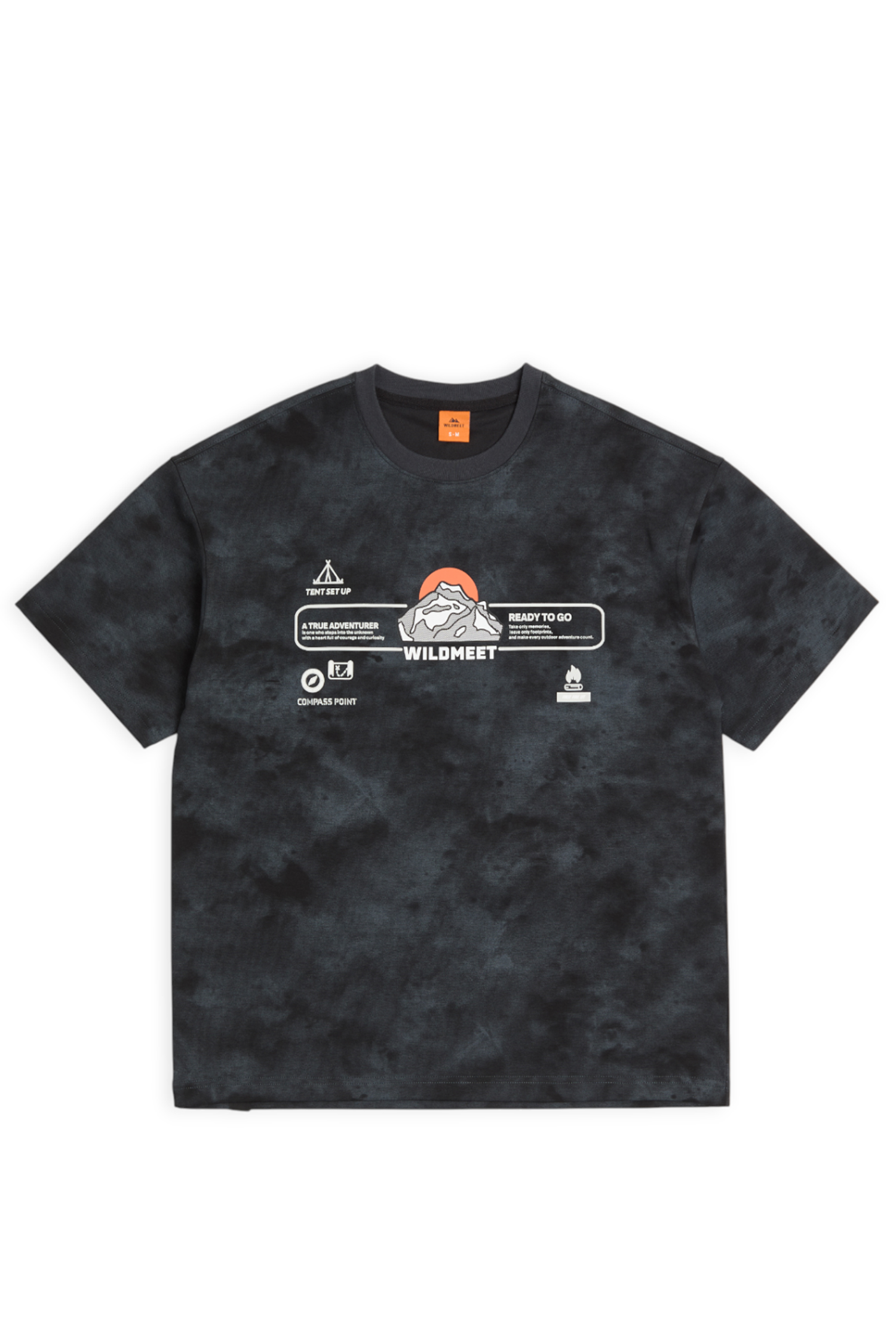 凹逗咖 扎染空氣層短袖上衣