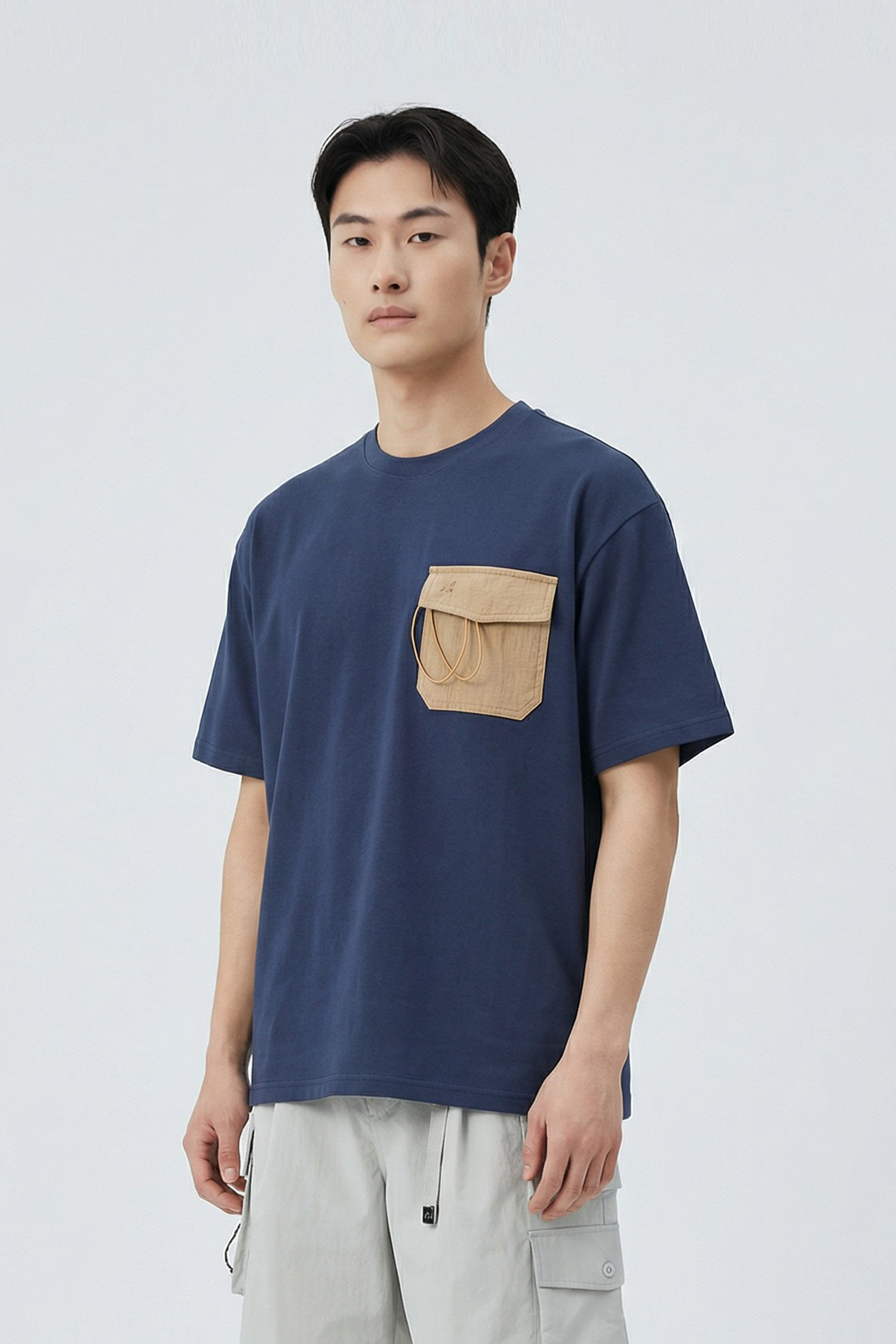 石板印記 貼繡印花短袖上衣